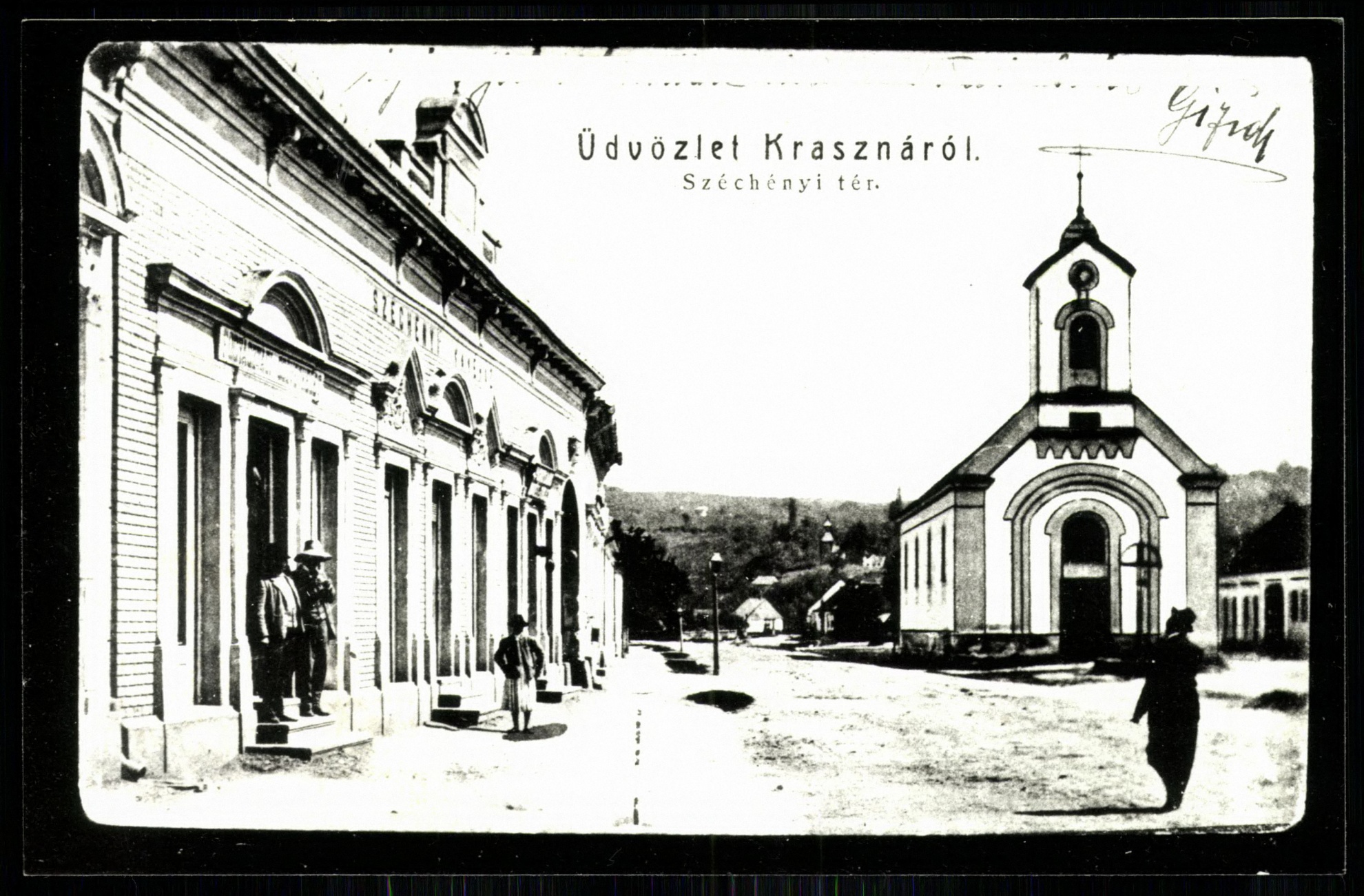 Krazsna (Szilágy megye) Fő tér (Magyar Kereskedelmi és Vendéglátóipari Múzeum CC BY-NC-ND)