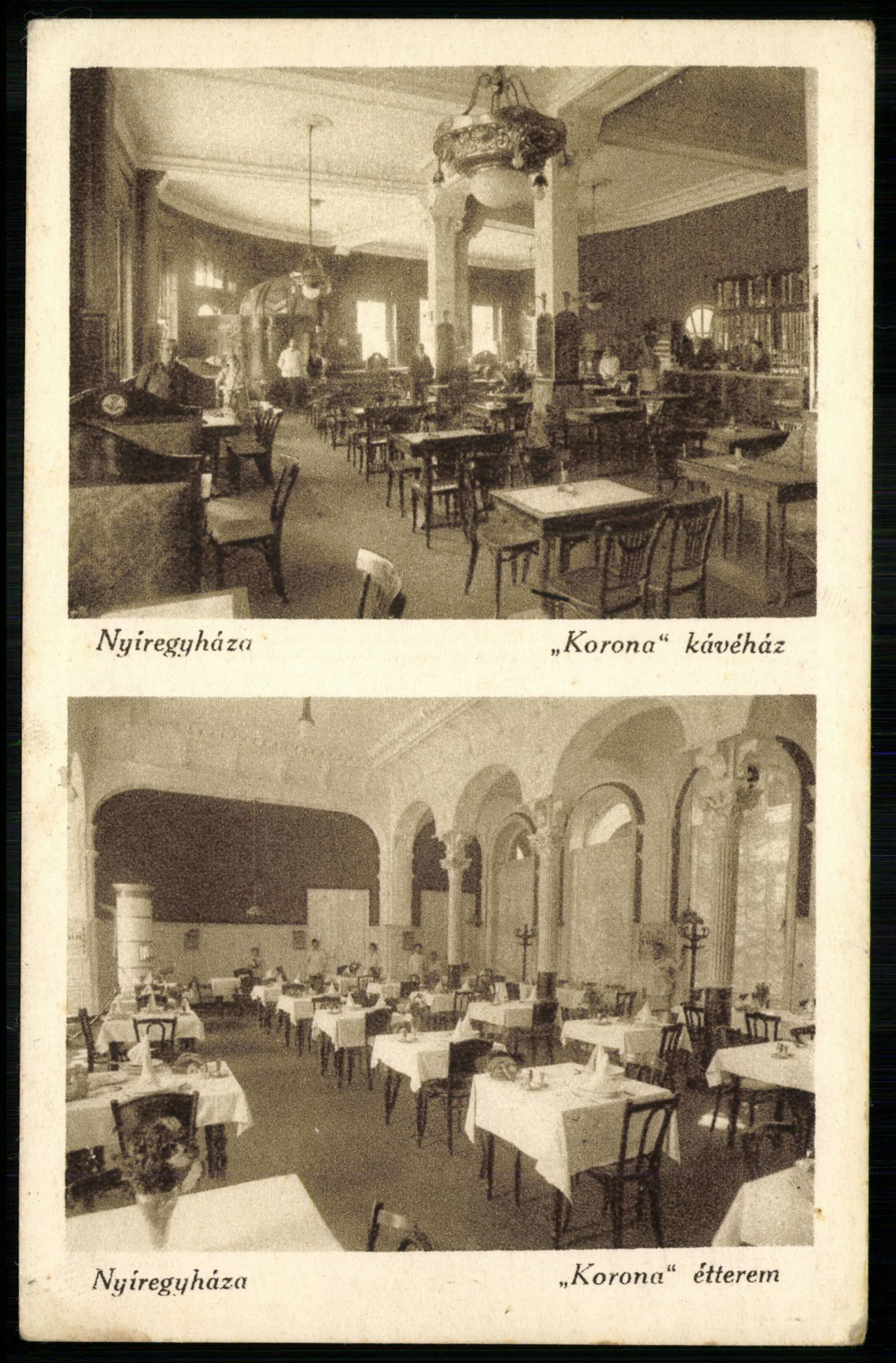 Nyíregyháza Korom kávéház (Magyar Kereskedelmi és Vendéglátóipari Múzeum CC BY-NC-ND)