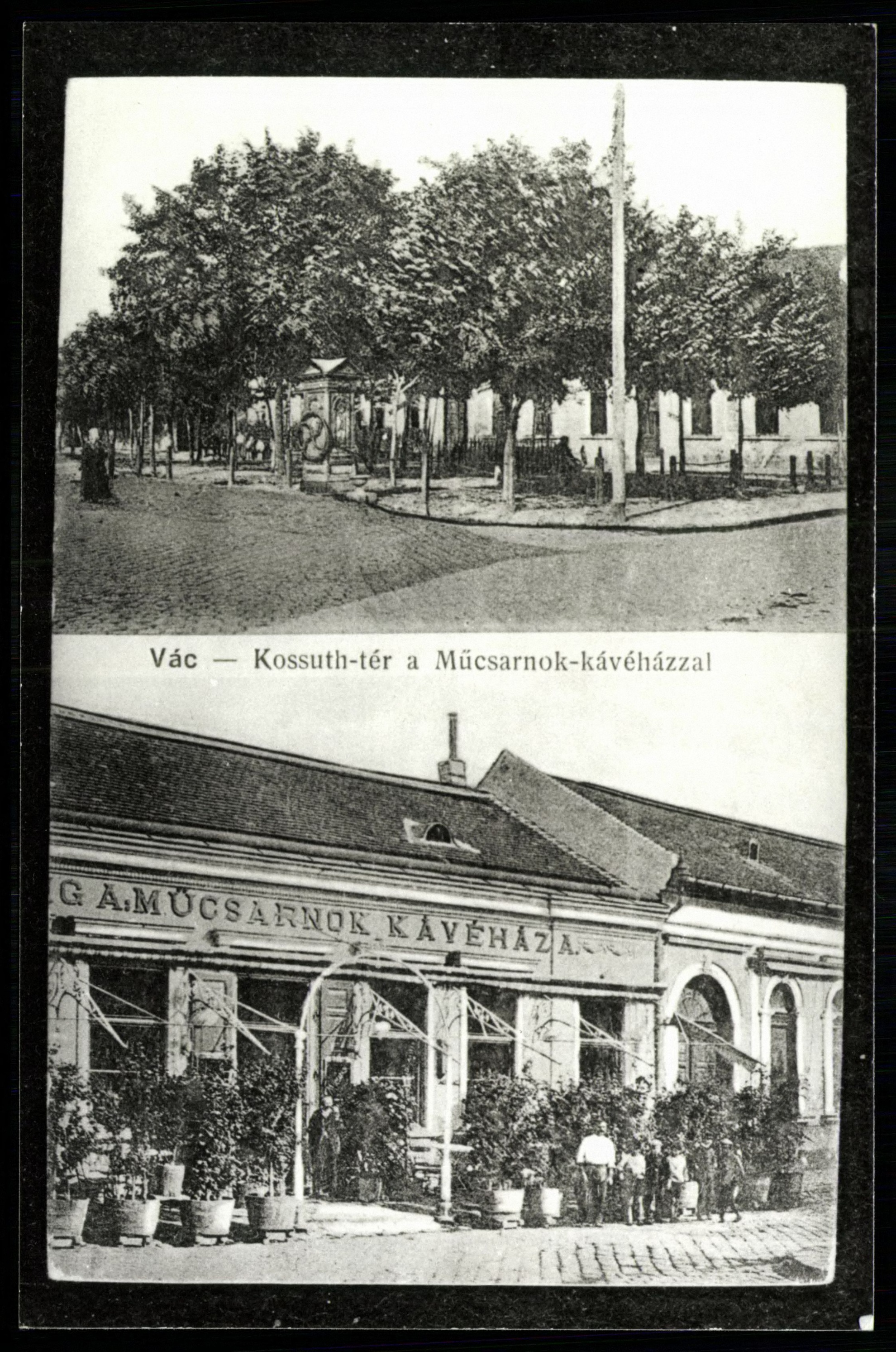 Vác Hornug Béla Műcsarnok kávéháza (Magyar Kereskedelmi és Vendéglátóipari Múzeum CC BY-NC-ND)