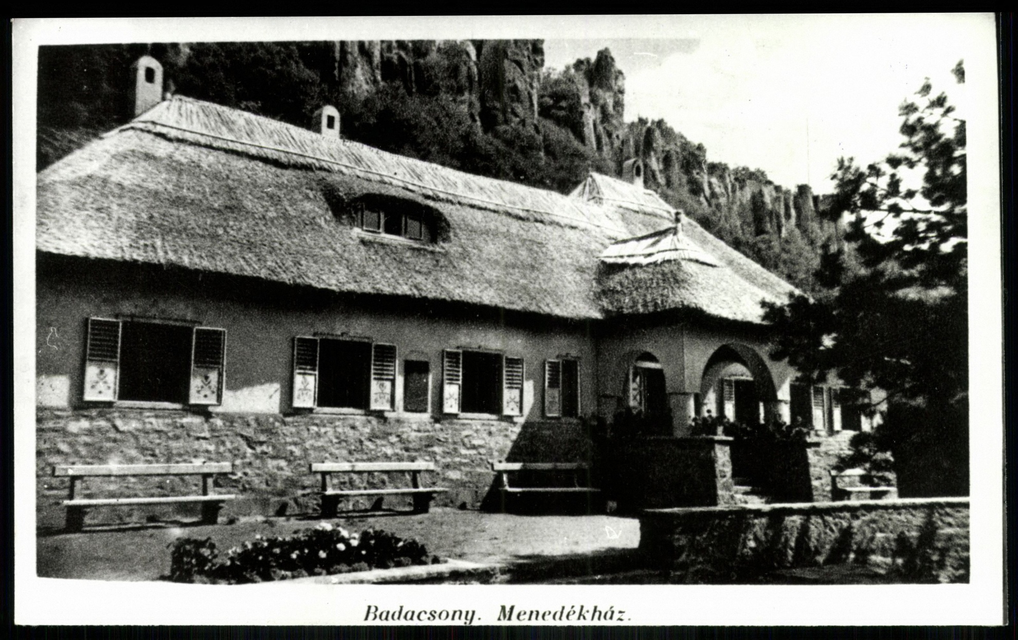 Badacsony Menedékház (Magyar Kereskedelmi és Vendéglátóipari Múzeum CC BY-NC-ND)