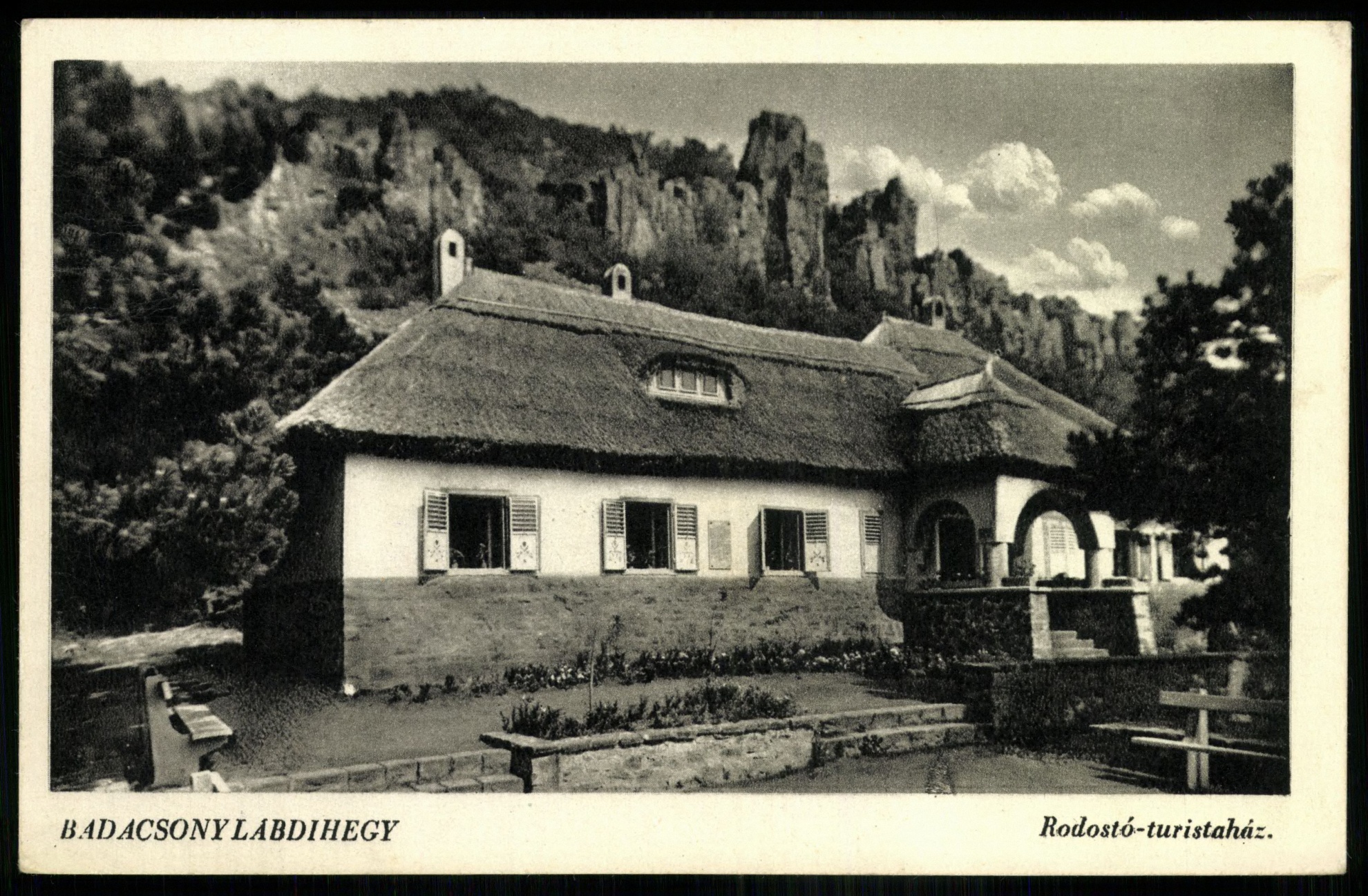 Badacsony Lábdi-hegy. Rodostó-turistaház (Magyar Kereskedelmi és Vendéglátóipari Múzeum CC BY-NC-ND)