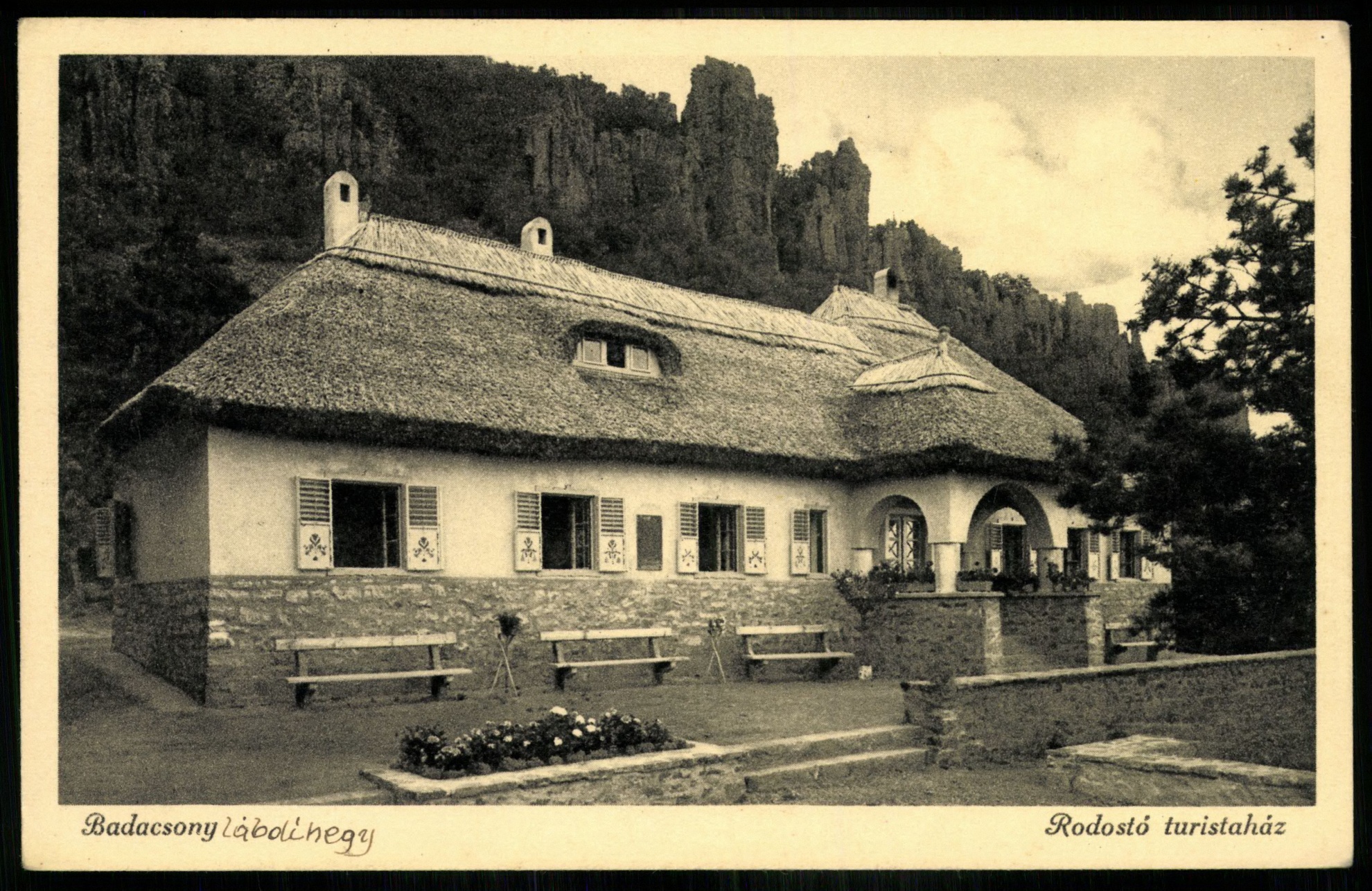 Badacsonylábdihegy Rodostó turistaház (Magyar Kereskedelmi és Vendéglátóipari Múzeum CC BY-NC-ND)