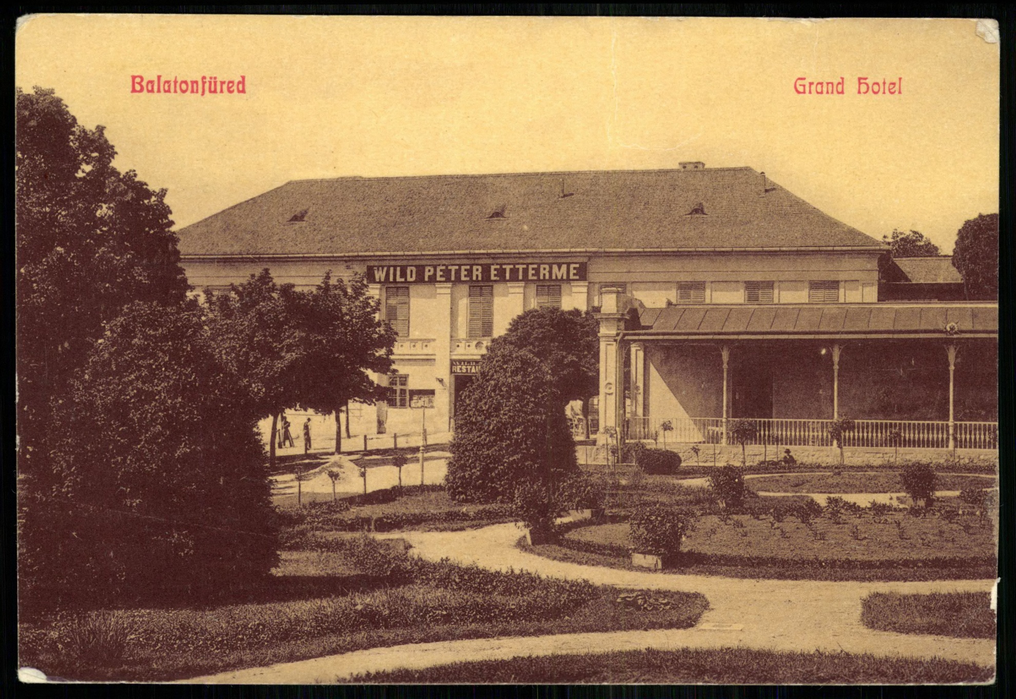 Balatonfüred Grand Hotel (Magyar Kereskedelmi és Vendéglátóipari Múzeum CC BY-NC-ND)