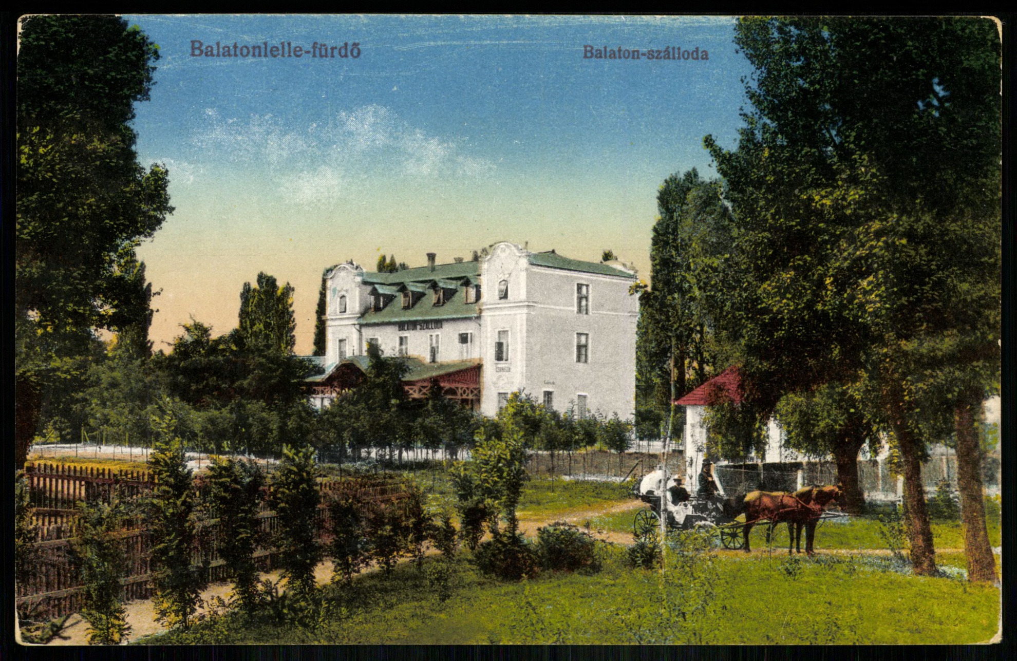 Balatonlelle-fürdő Balaton szálloda (Magyar Kereskedelmi és Vendéglátóipari Múzeum CC BY-NC-ND)