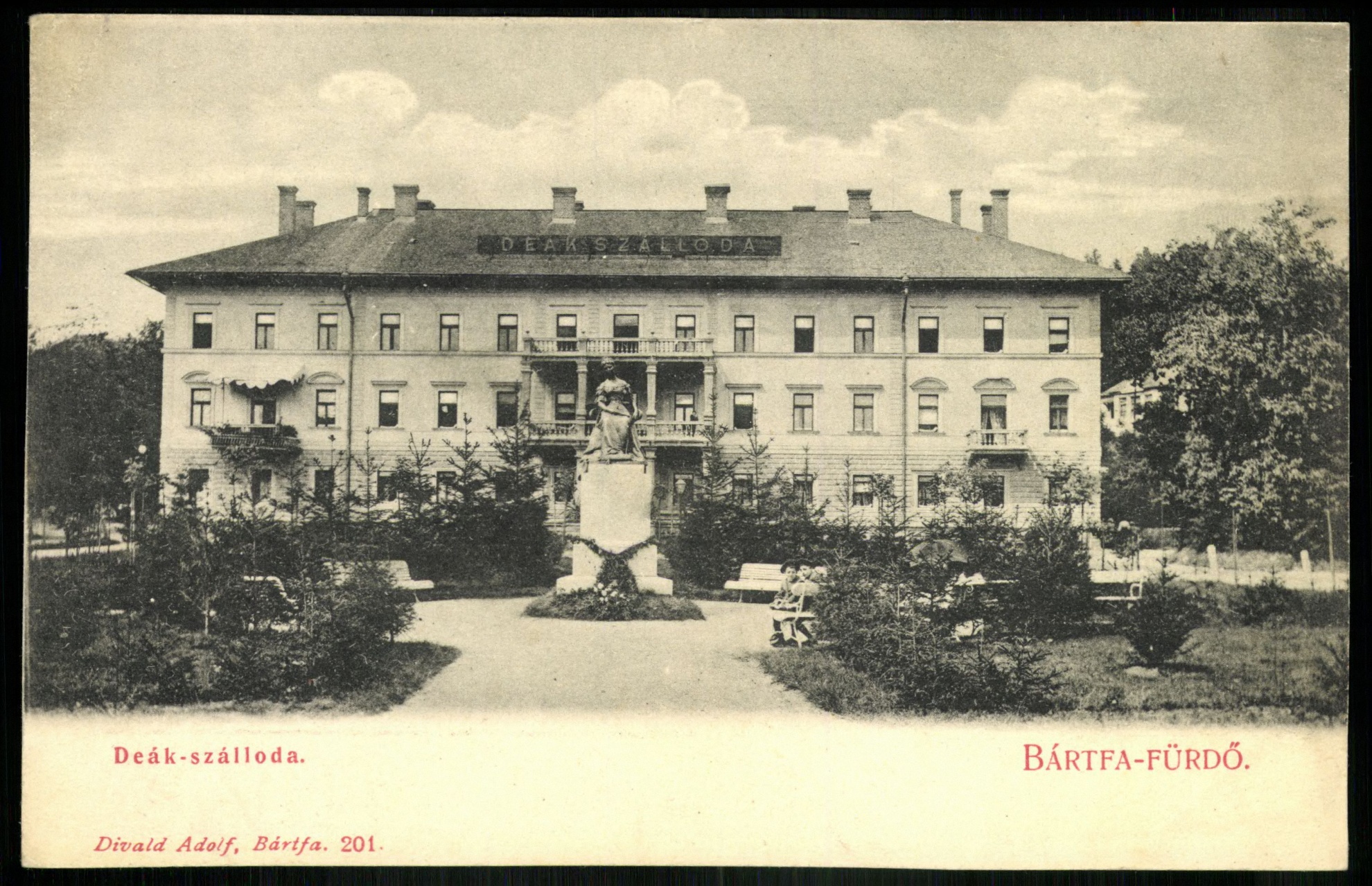 Bártfafürdő Deák-szálloda (Magyar Kereskedelmi és Vendéglátóipari Múzeum CC BY-NC-ND)