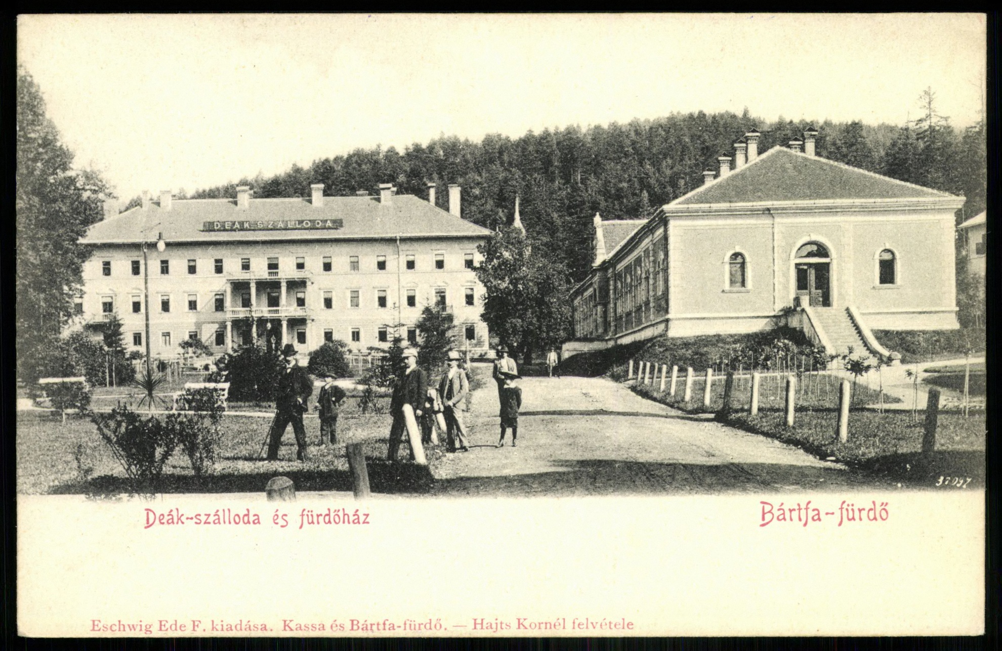 Bártfafürdő Deák-szálloda és fürdőház (Magyar Kereskedelmi és Vendéglátóipari Múzeum CC BY-NC-ND)