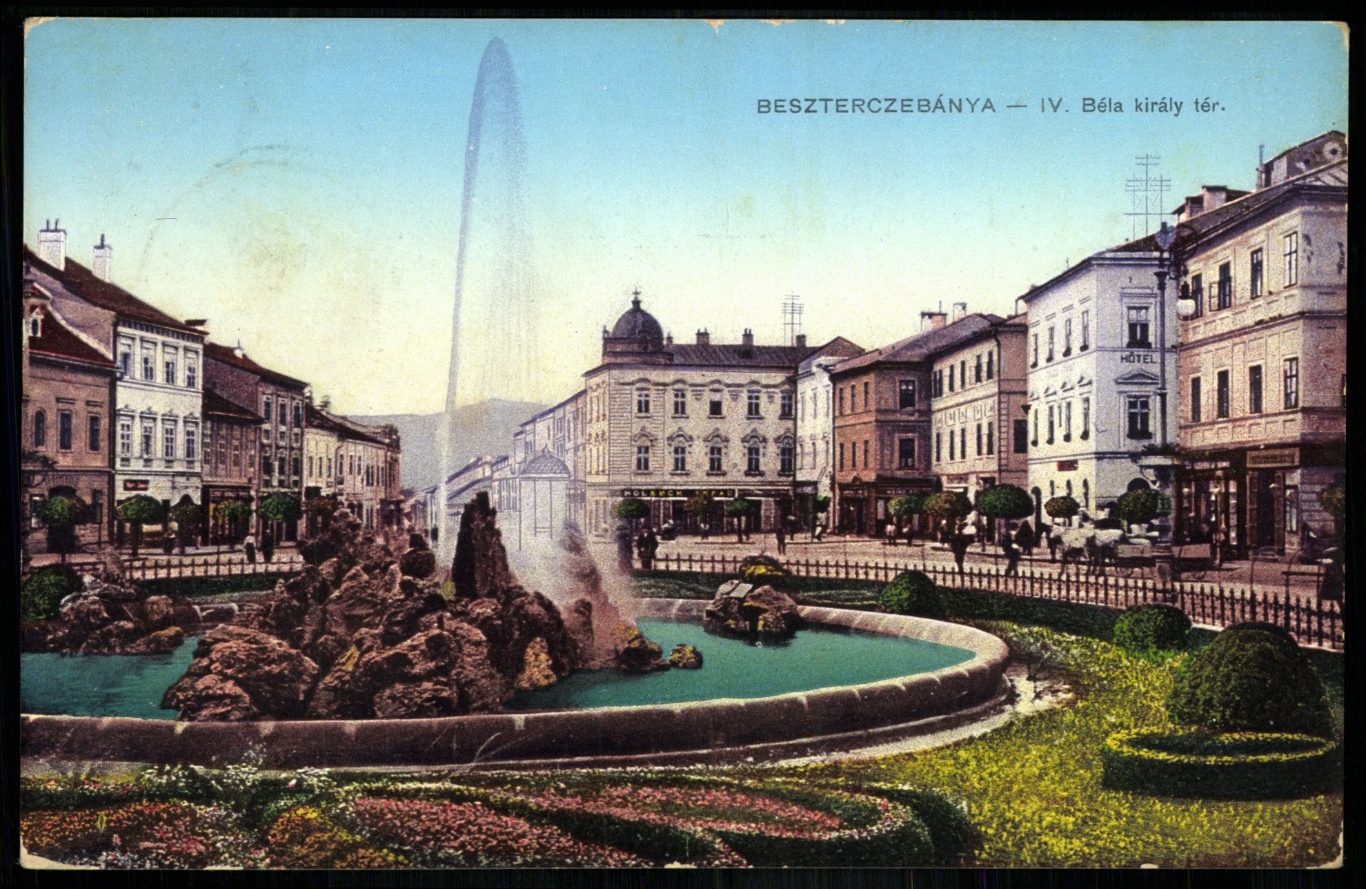 Besztercebánya IV. Béla király tér (Magyar Kereskedelmi és Vendéglátóipari Múzeum CC BY-NC-ND)