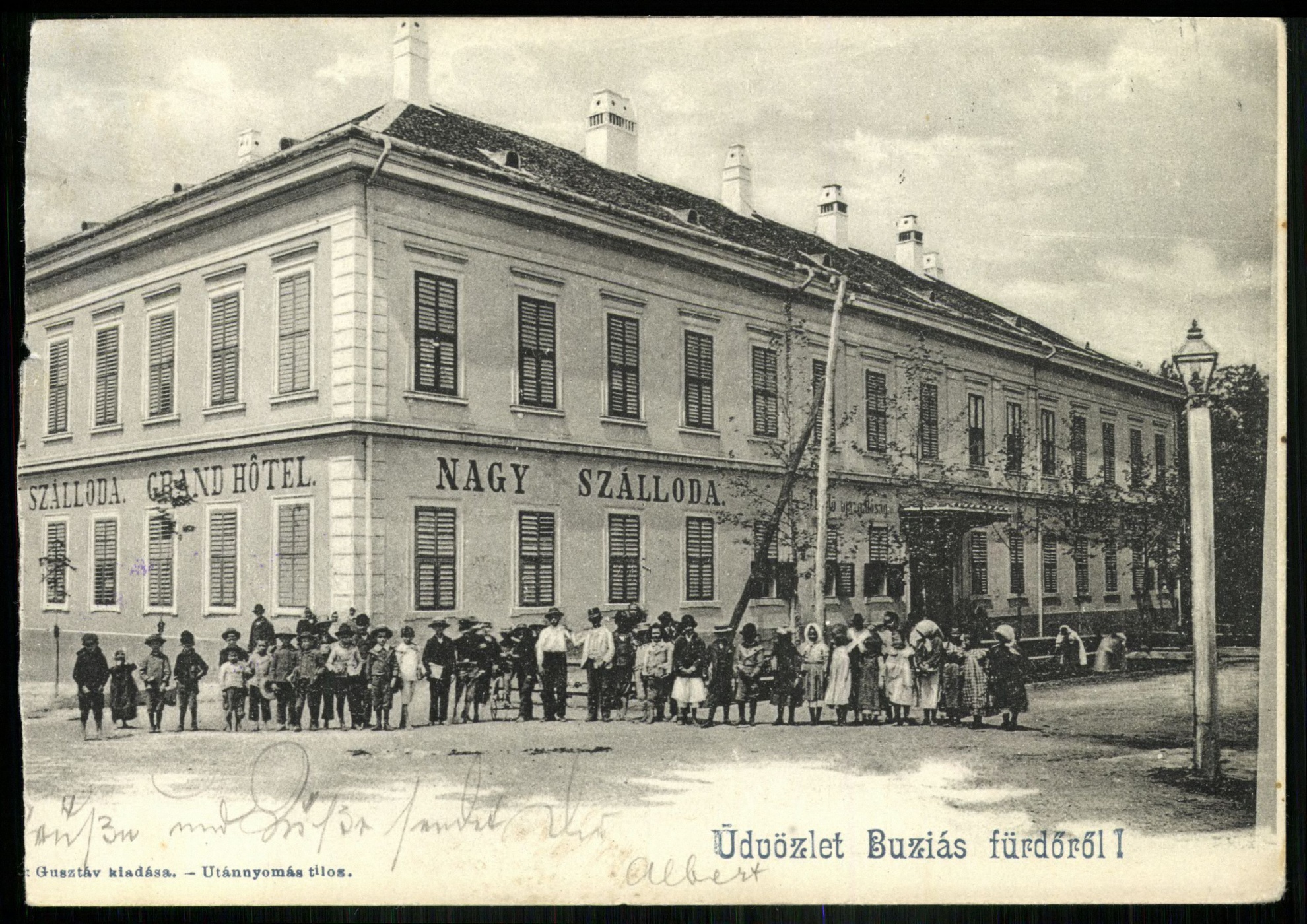 Buziásfürdő Nagy szálloda (Magyar Kereskedelmi és Vendéglátóipari Múzeum CC BY-NC-ND)