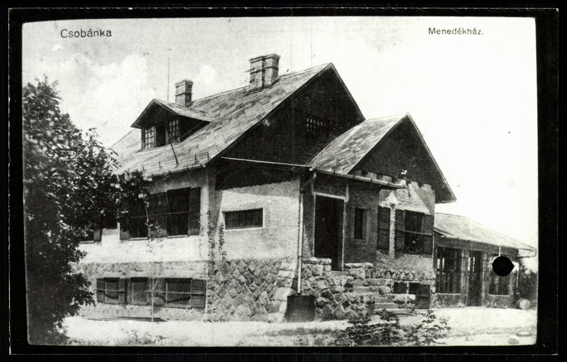 Csobánka Menedékház (Magyar Kereskedelmi és Vendéglátóipari Múzeum CC BY-NC-ND)