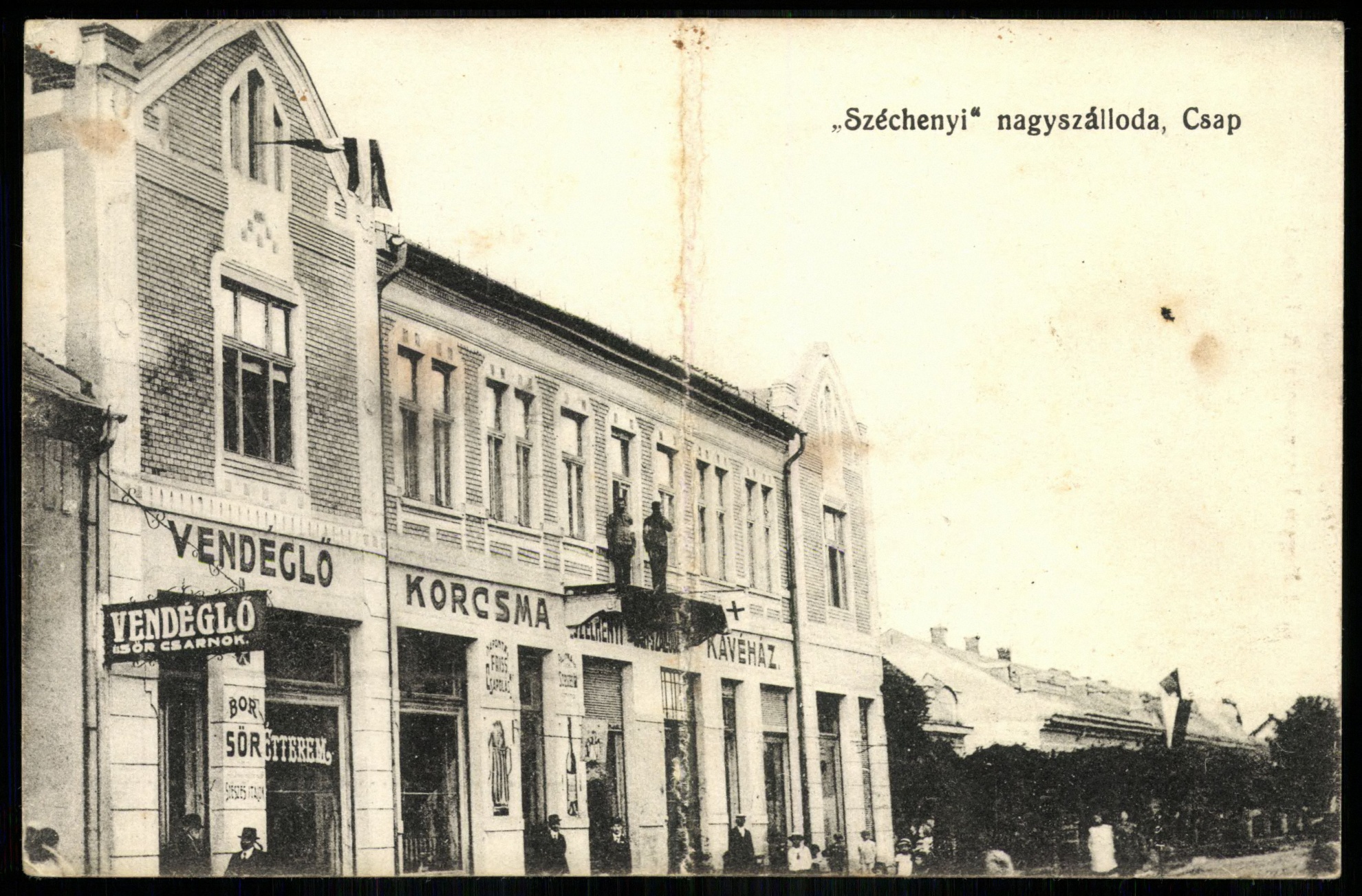 Csap „Széchenyi” nagyszálloda (Magyar Kereskedelmi és Vendéglátóipari Múzeum CC BY-NC-ND)