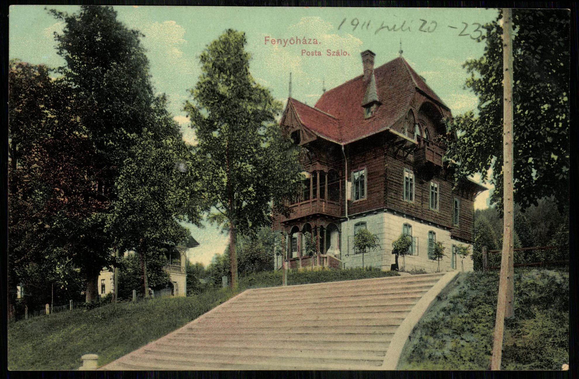 Fenyőháza Posta Szálló (Magyar Kereskedelmi és Vendéglátóipari Múzeum CC BY-NC-ND)