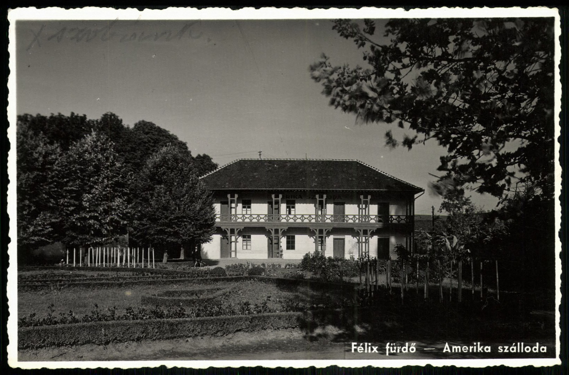 Félixfürdő Amerikai szálloda (Magyar Kereskedelmi és Vendéglátóipari Múzeum CC BY-NC-ND)