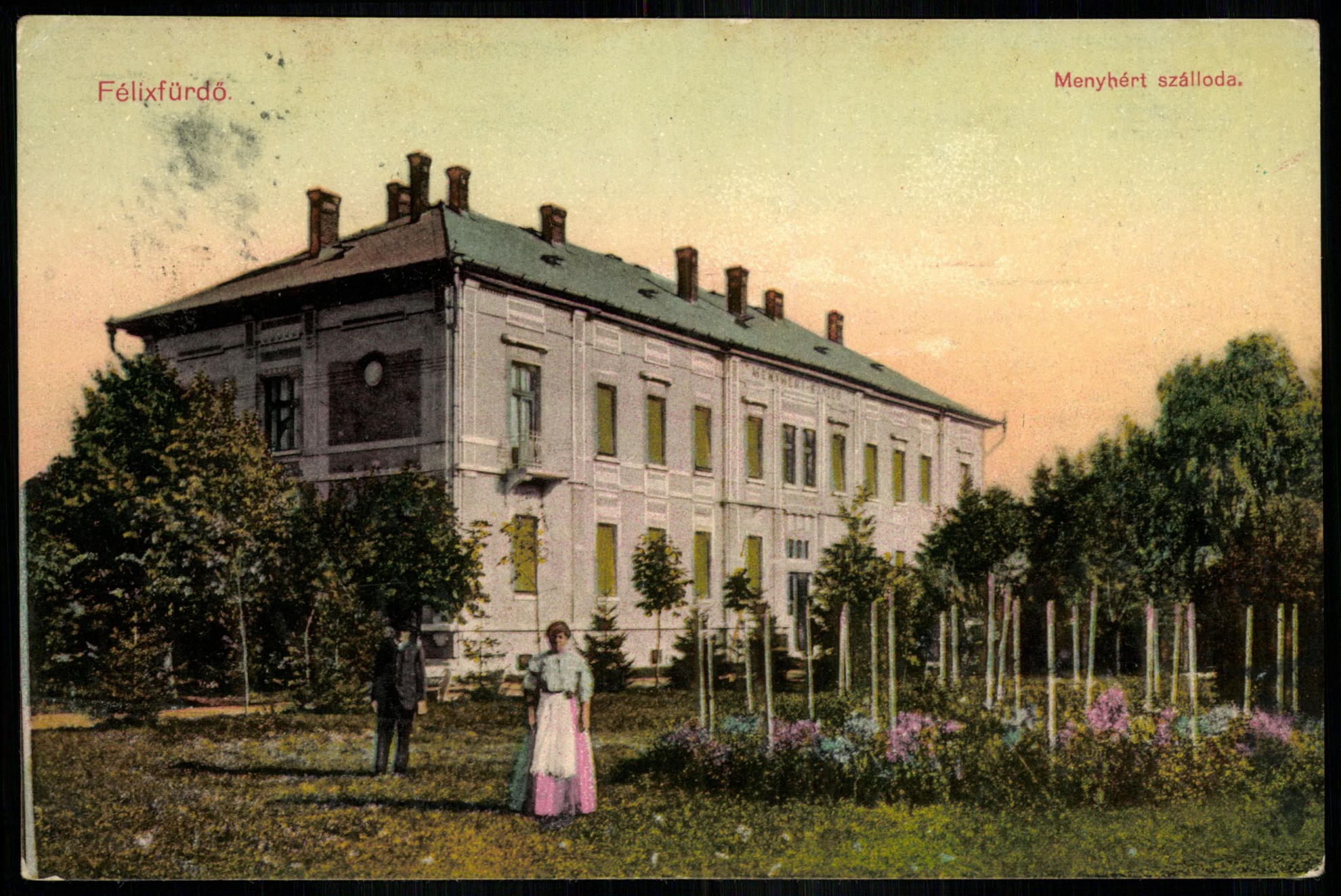 Félixfürdő Menyhért szálloda (Magyar Kereskedelmi és Vendéglátóipari Múzeum CC BY-NC-ND)