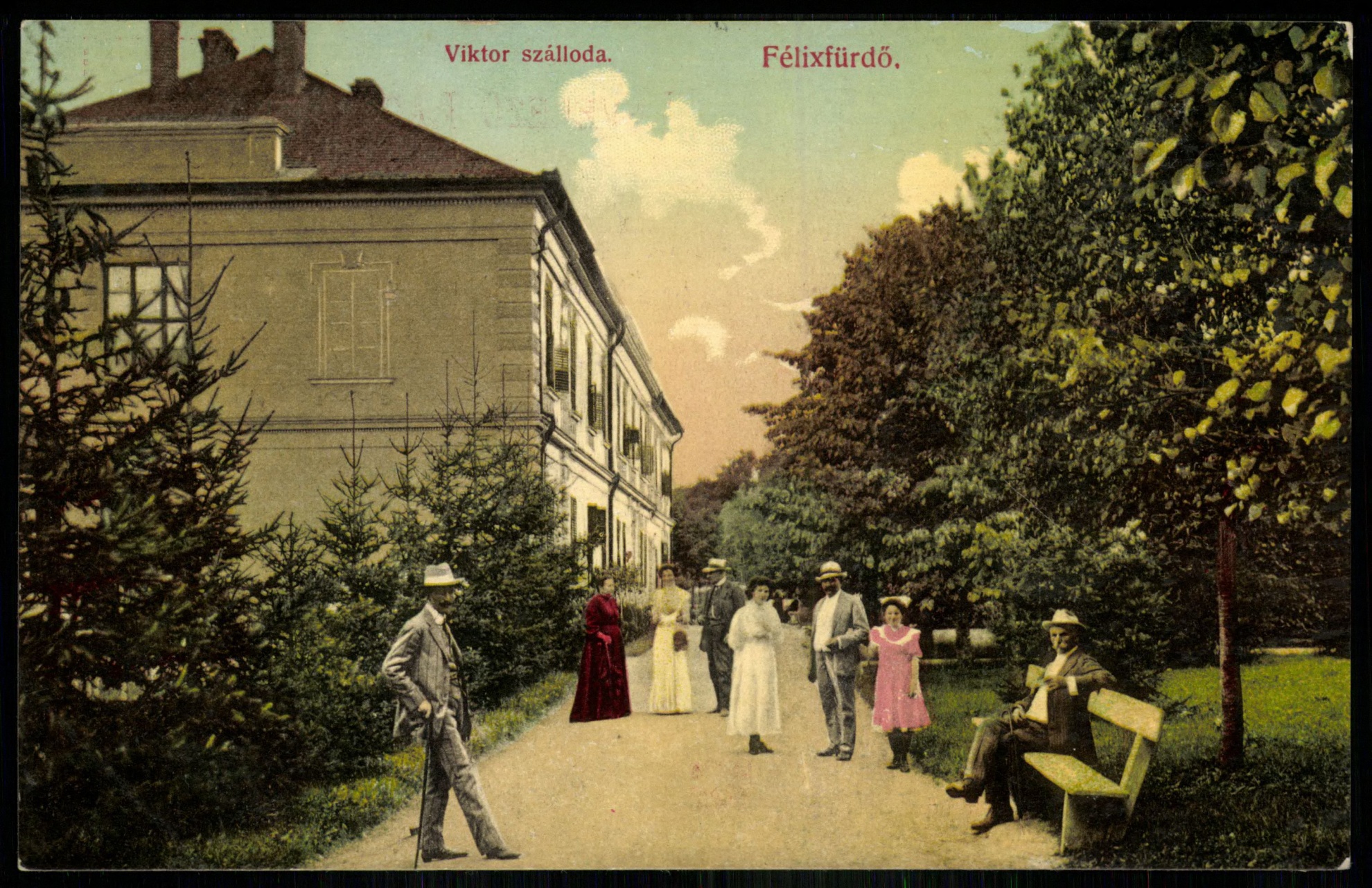 Félixfürdő Viktor szálloda (Magyar Kereskedelmi és Vendéglátóipari Múzeum CC BY-NC-ND)