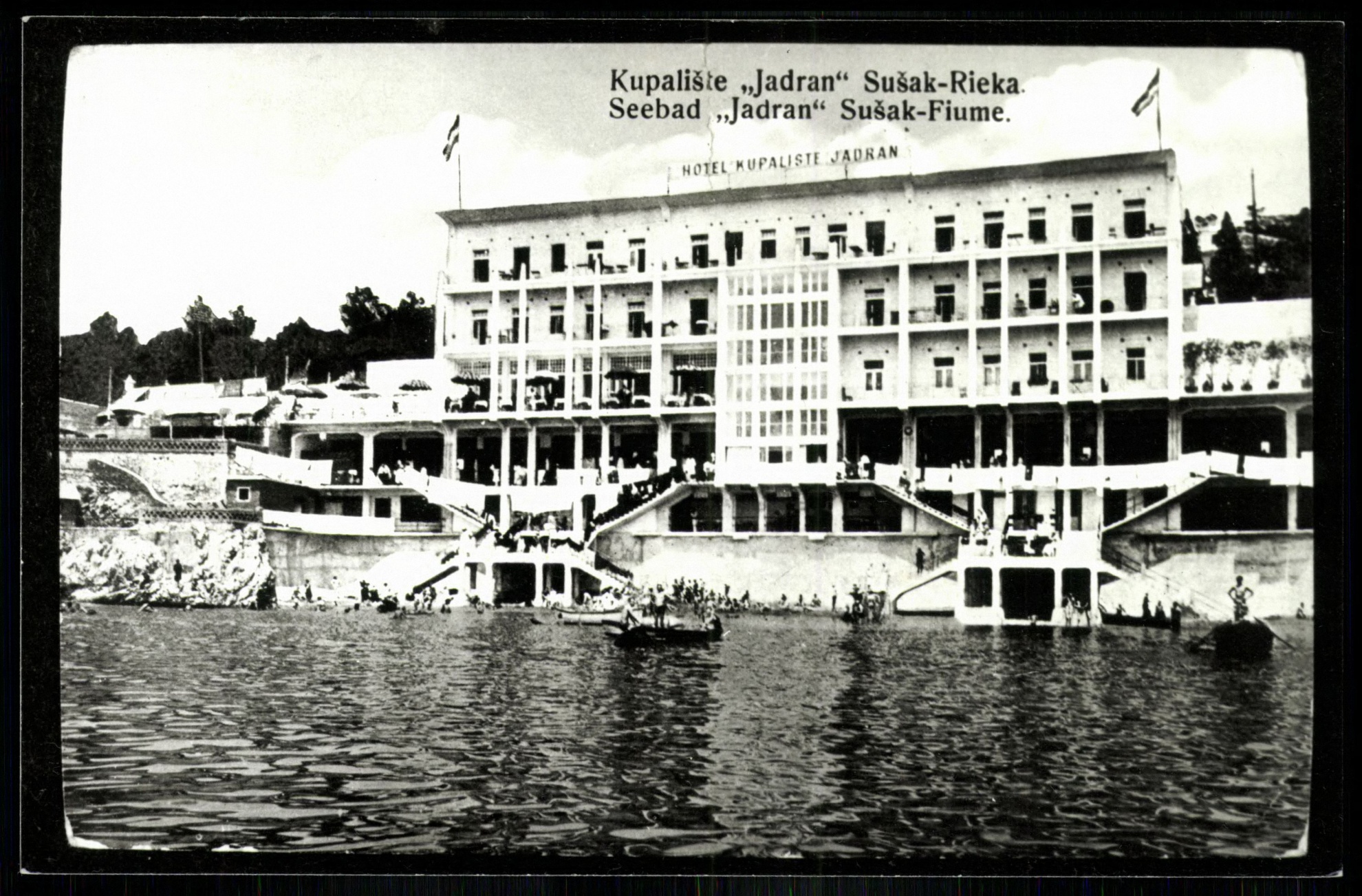 Fiume Hotel Kupaliste Jadran (Magyar Kereskedelmi és Vendéglátóipari Múzeum CC BY-NC-ND)