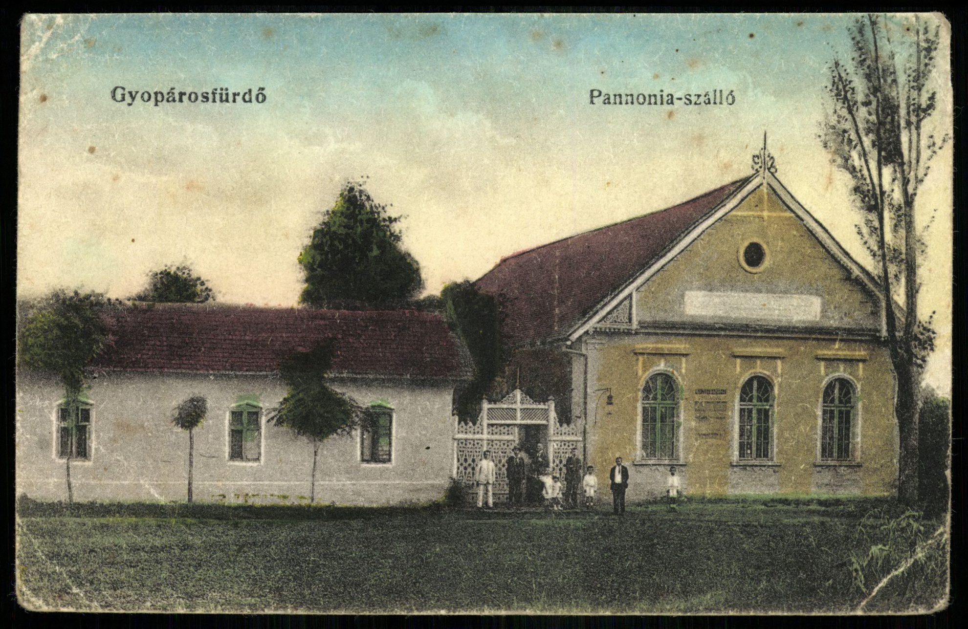 Gyopárosfürdő Pannonia szálló (Magyar Kereskedelmi és Vendéglátóipari Múzeum CC BY-NC-ND)