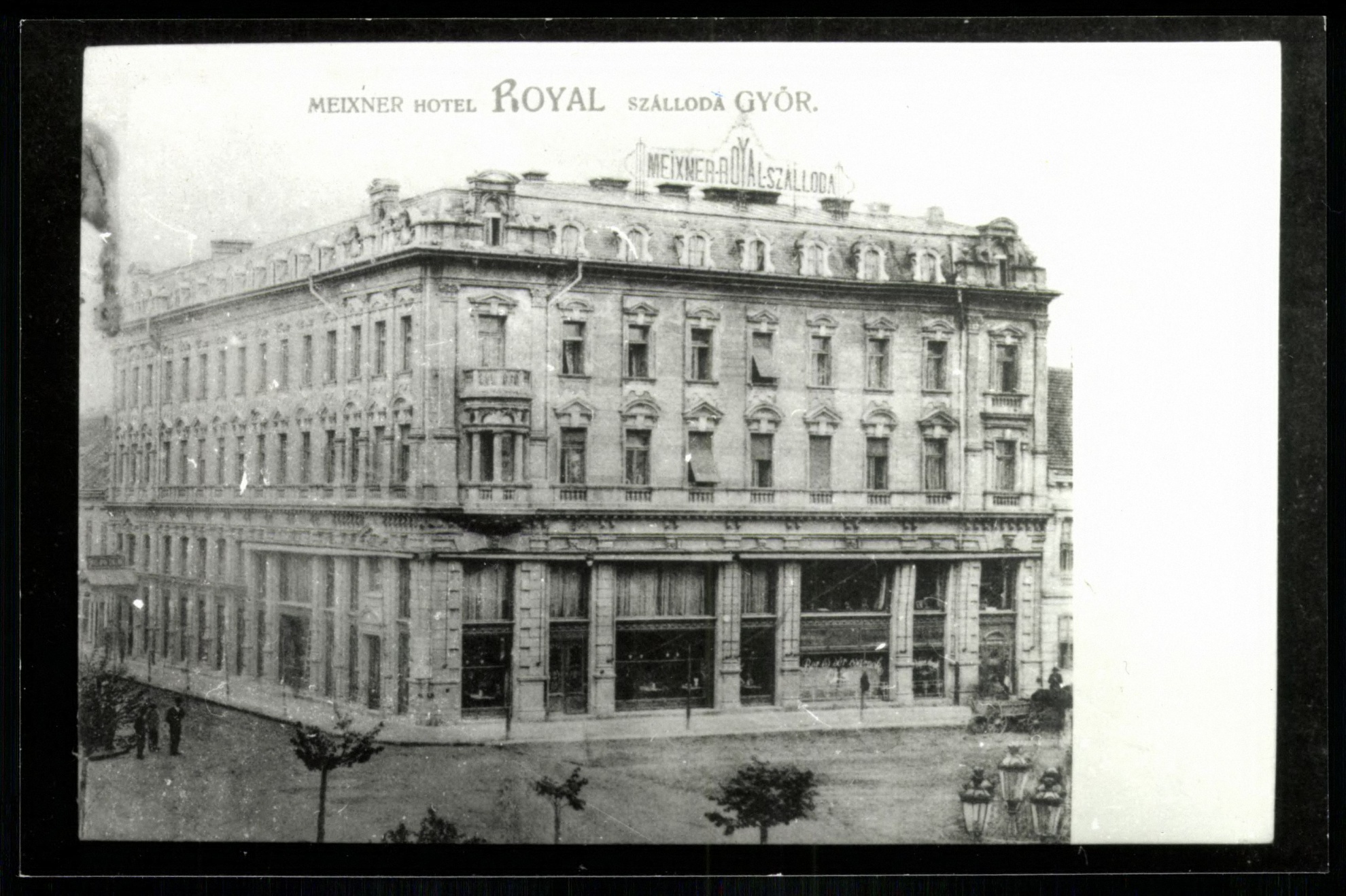 Győr Meixner Hotel Royal Szálloda (Magyar Kereskedelmi és Vendéglátóipari Múzeum CC BY-NC-ND)