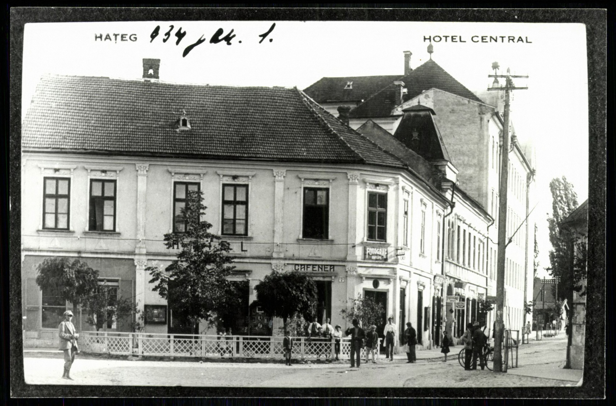 Hateg Hotel Central (Magyar Kereskedelmi és Vendéglátóipari Múzeum CC BY-NC-ND)