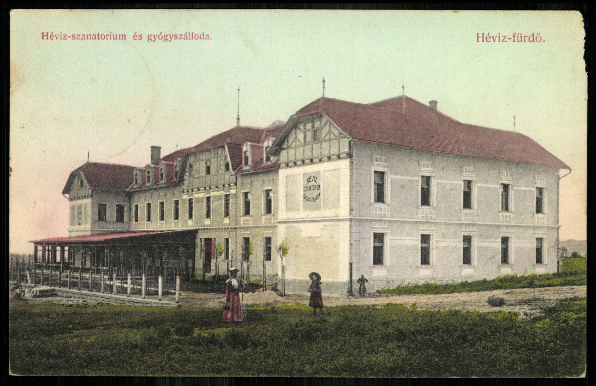 Hévízfürdő Hévíz szanatórium és gyógyszálloda (Magyar Kereskedelmi és Vendéglátóipari Múzeum CC BY-NC-ND)