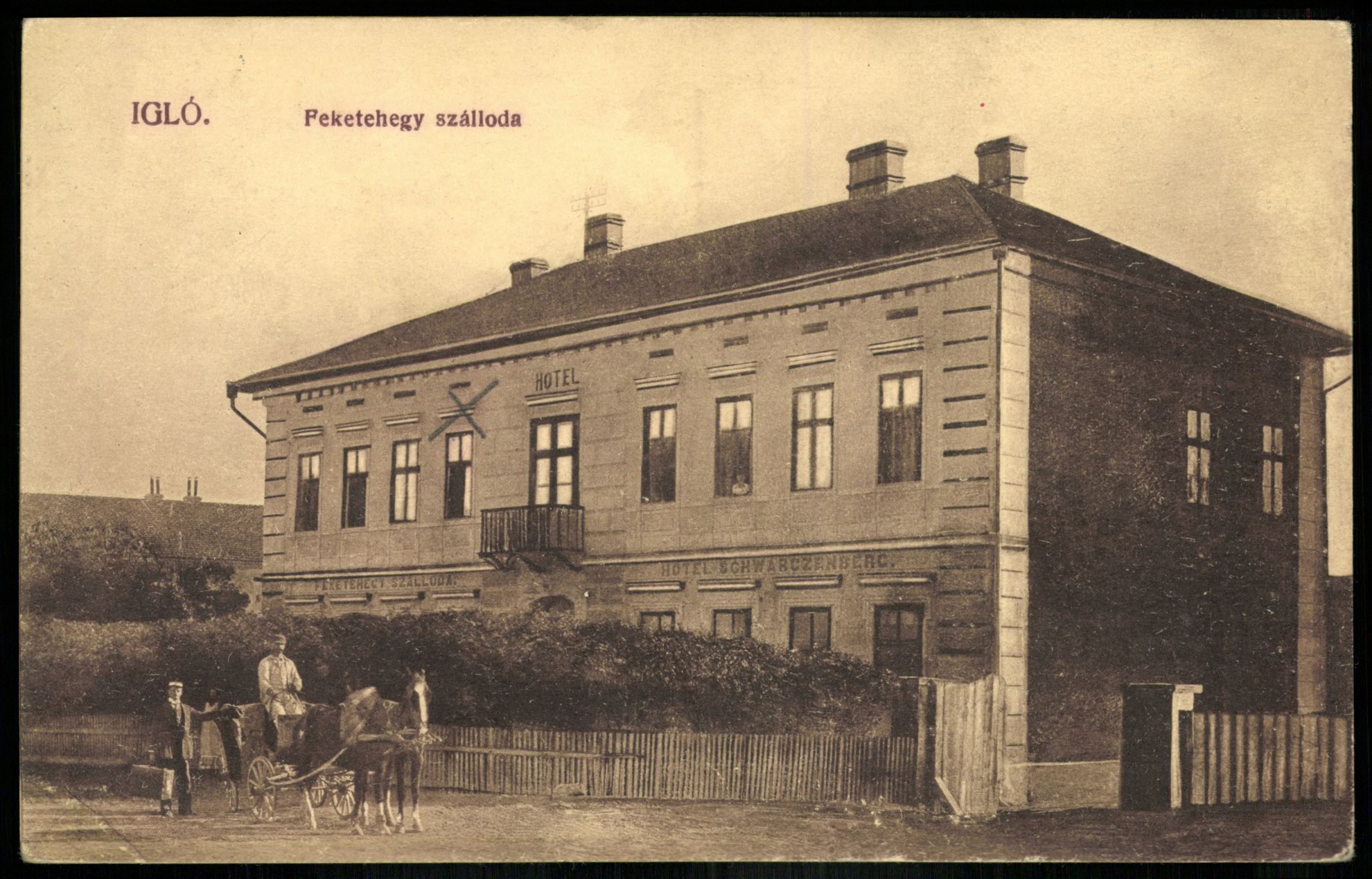 Igló Feketehegy szálloda (Magyar Kereskedelmi és Vendéglátóipari Múzeum CC BY-NC-ND)