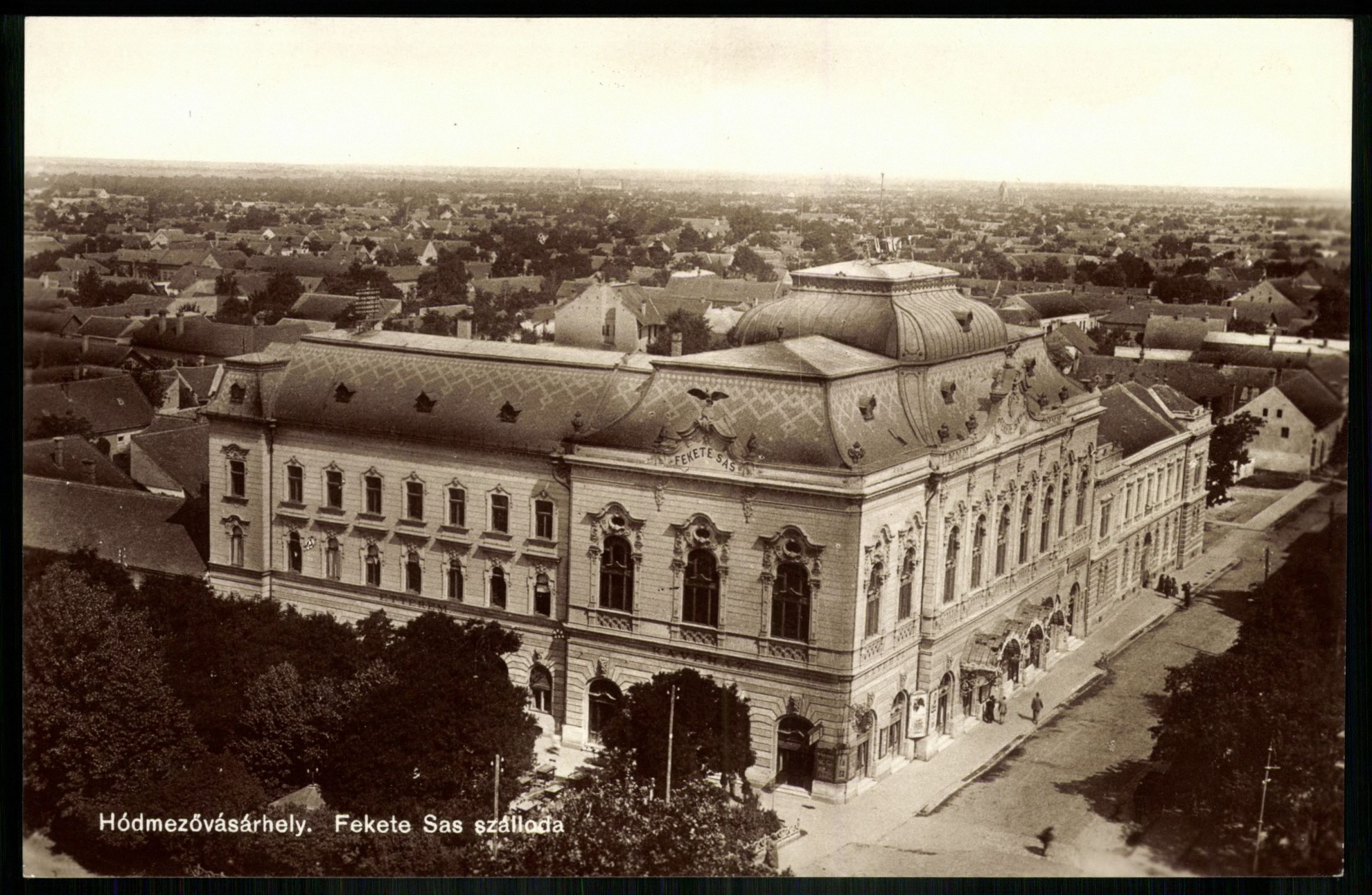 Hódmezővásárhely Fekete Sas szálloda (Magyar Kereskedelmi és Vendéglátóipari Múzeum CC BY-NC-ND)