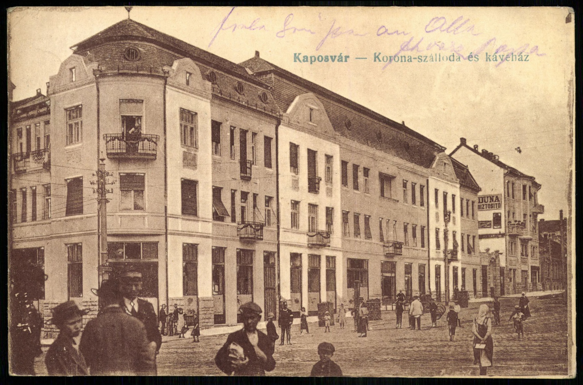 Kaposvár Korona szálloda és kávéház (Magyar Kereskedelmi és Vendéglátóipari Múzeum CC BY-NC-ND)