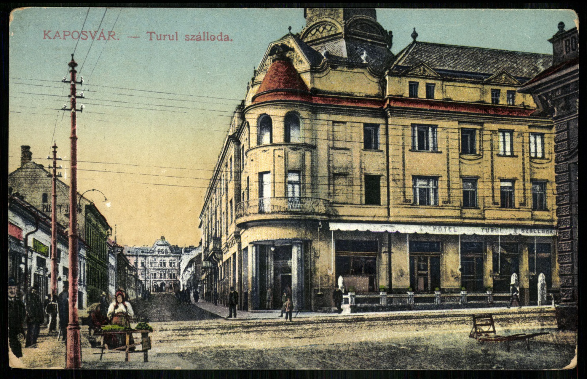 Kaposvár Turul szálloda (Magyar Kereskedelmi és Vendéglátóipari Múzeum CC BY-NC-ND)