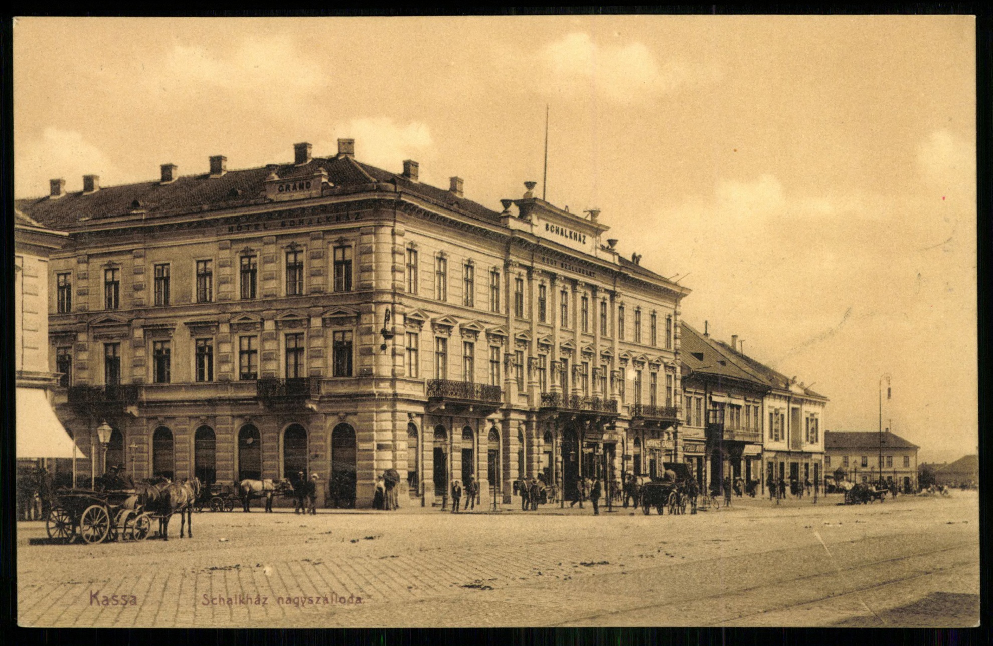 Kassa Schalkház nagyszálloda (Magyar Kereskedelmi és Vendéglátóipari Múzeum CC BY-NC-ND)