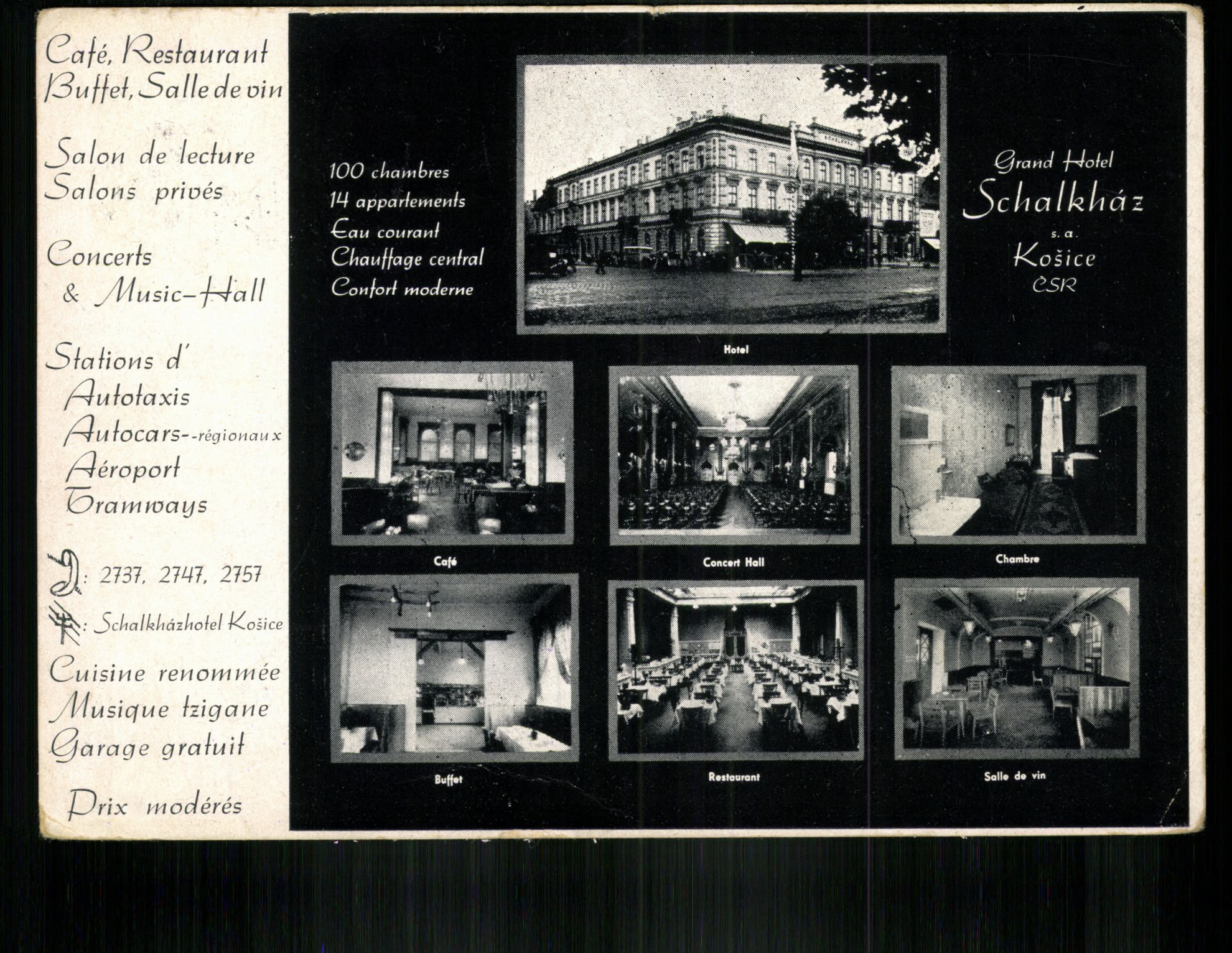 Kassa Grand Hotel Schalkház (Magyar Kereskedelmi és Vendéglátóipari Múzeum CC BY-NC-ND)