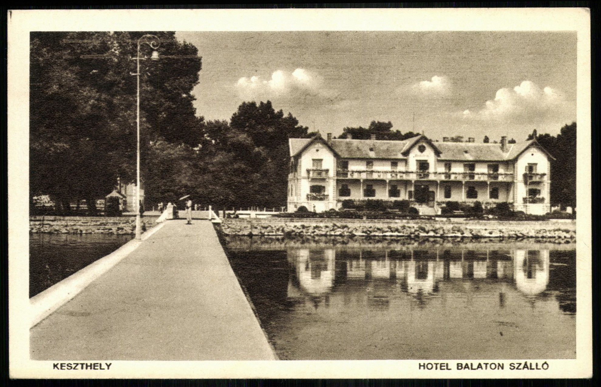 Keszthely Hotel Balaton szálló (Magyar Kereskedelmi és Vendéglátóipari Múzeum CC BY-NC-ND)