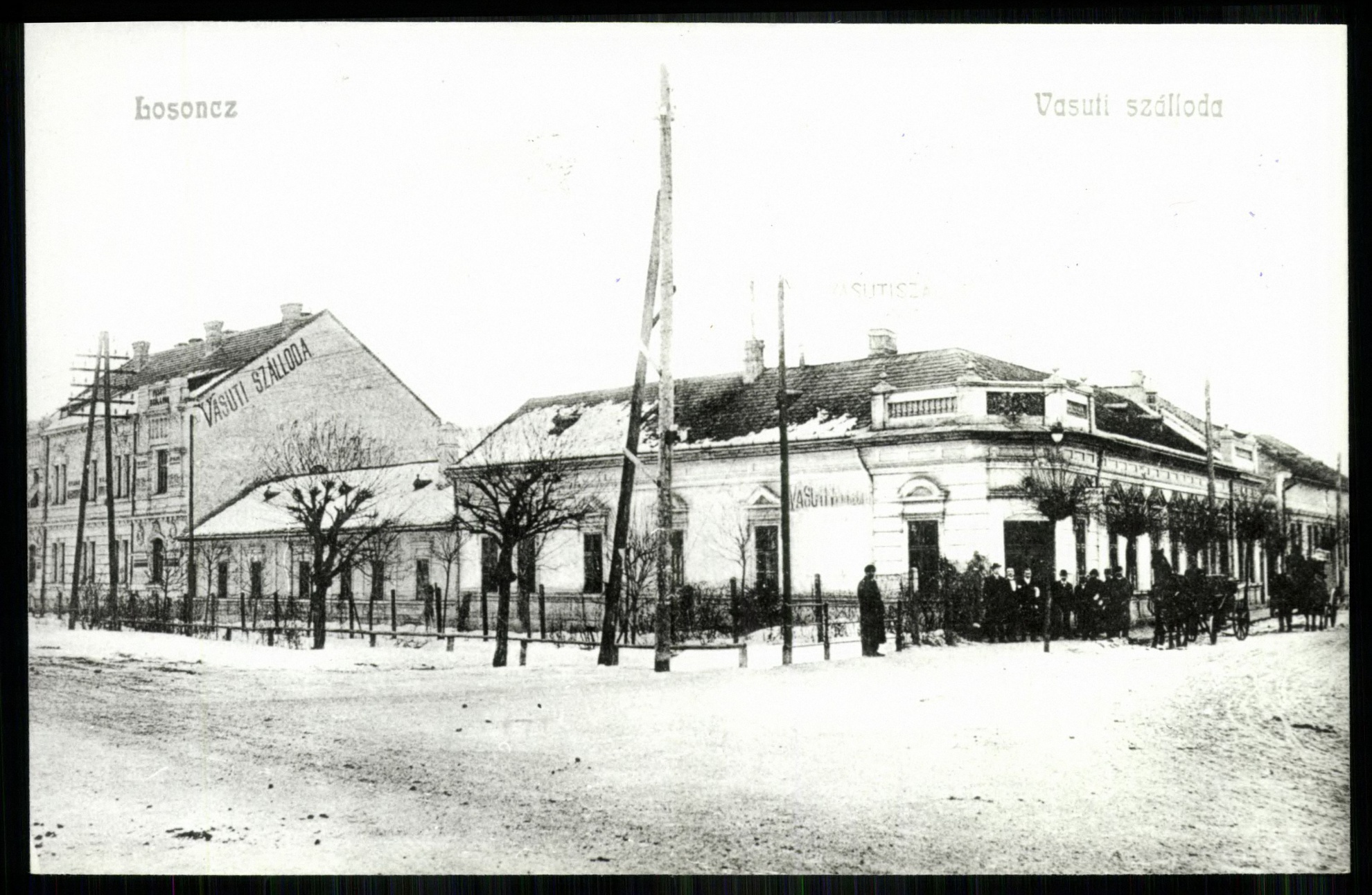 Losonc Vasúti szálloda (Magyar Kereskedelmi és Vendéglátóipari Múzeum CC BY-NC-ND)
