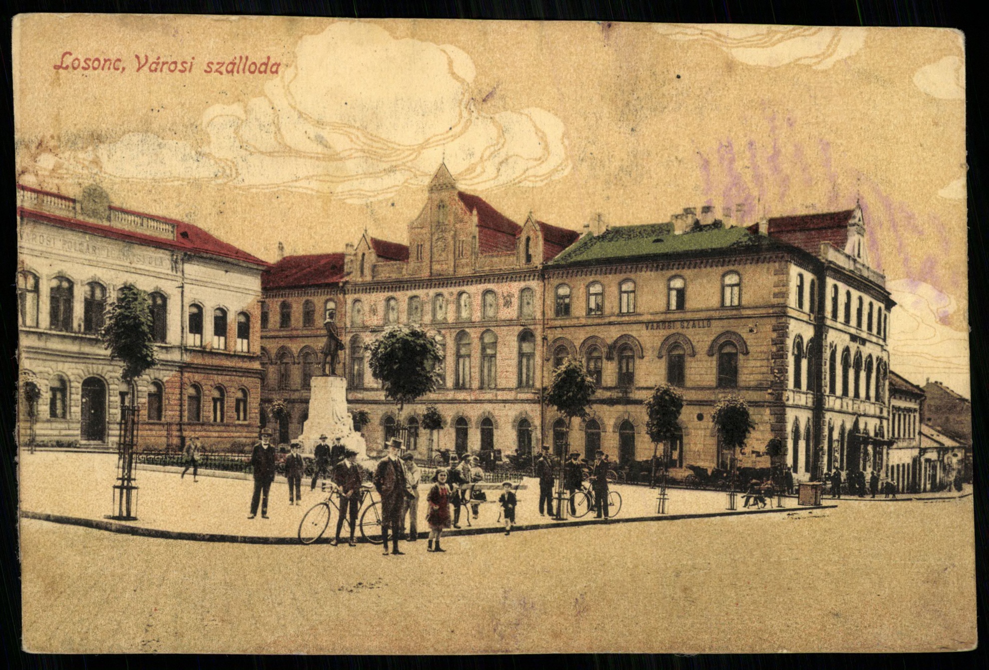 Losonc Városi szálloda (Magyar Kereskedelmi és Vendéglátóipari Múzeum CC BY-NC-ND)