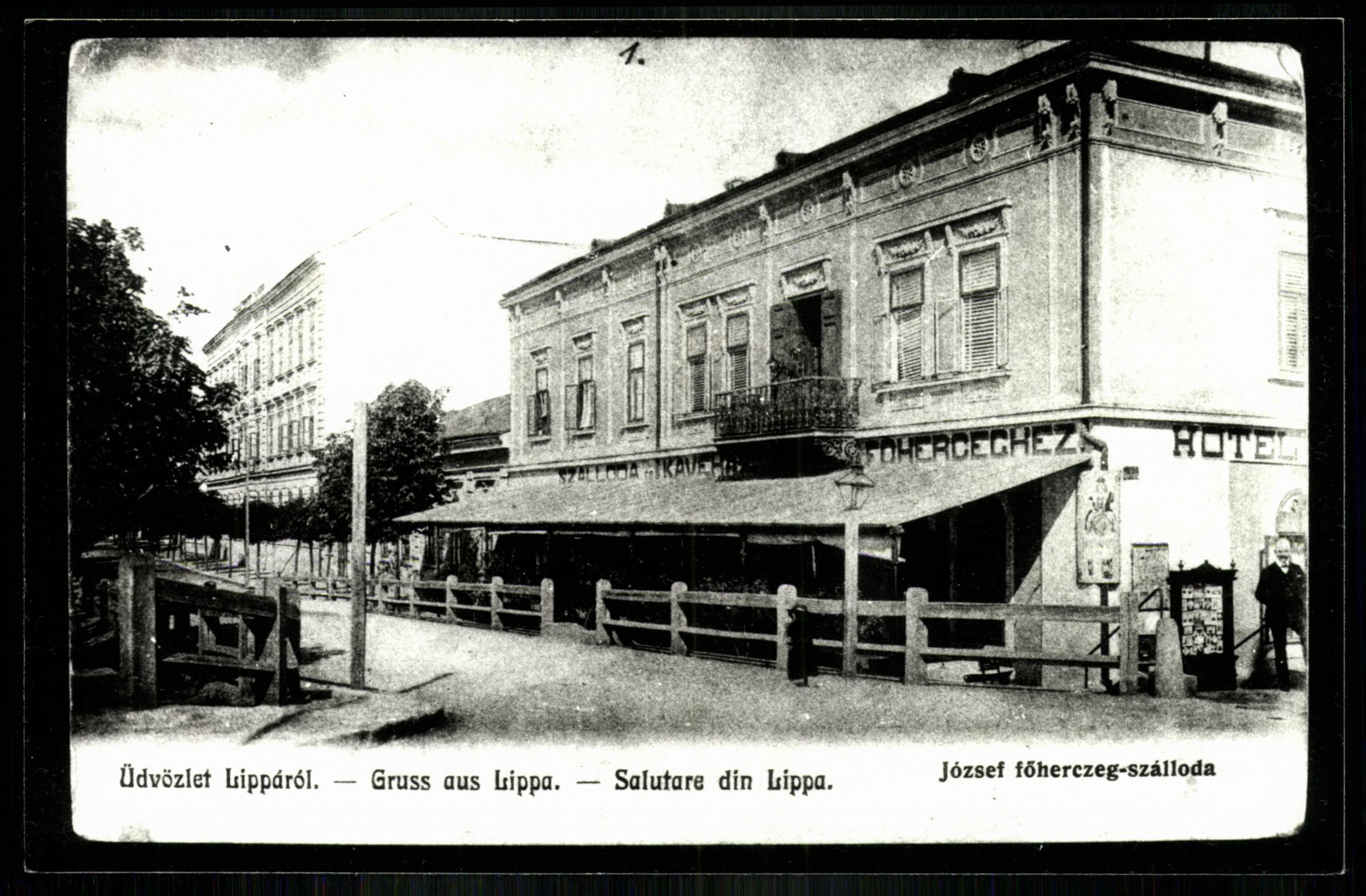 Lippa József főherceg szálloda (Magyar Kereskedelmi és Vendéglátóipari Múzeum CC BY-NC-ND)
