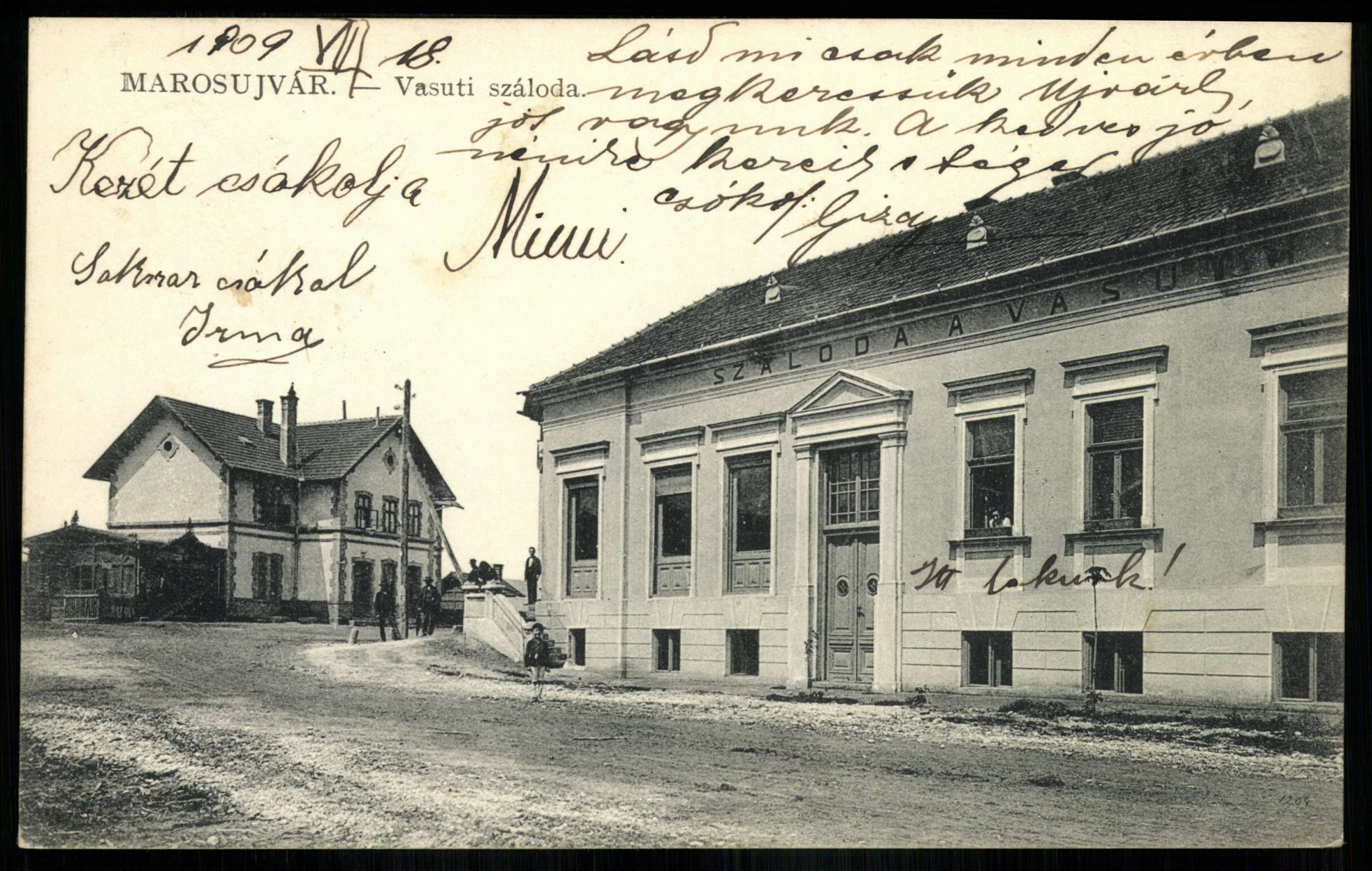 Marosújvár Vasúti szálloda (Magyar Kereskedelmi és Vendéglátóipari Múzeum CC BY-NC-ND)