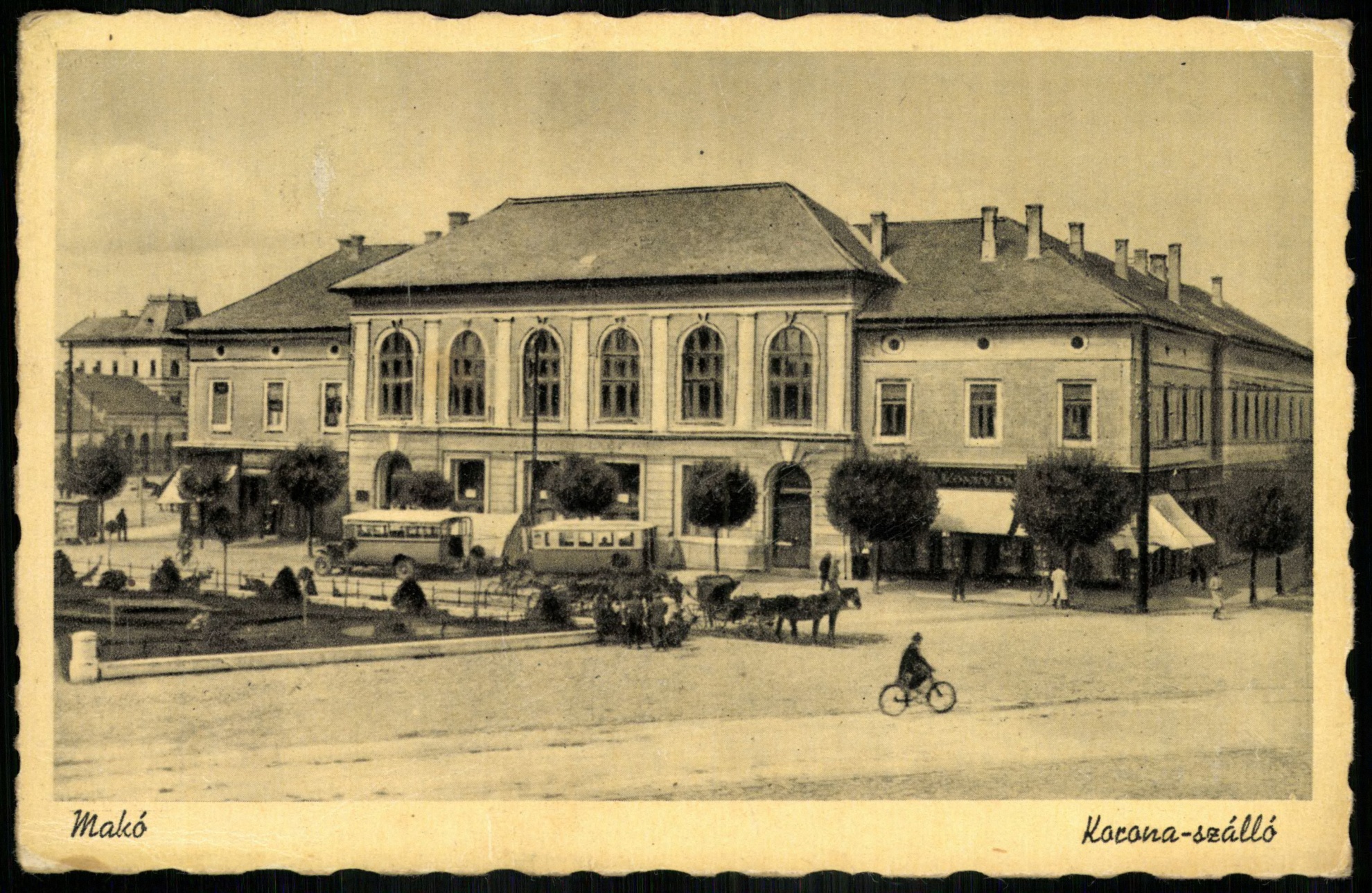 Makó Korona szálloda (Magyar Kereskedelmi és Vendéglátóipari Múzeum CC BY-NC-ND)