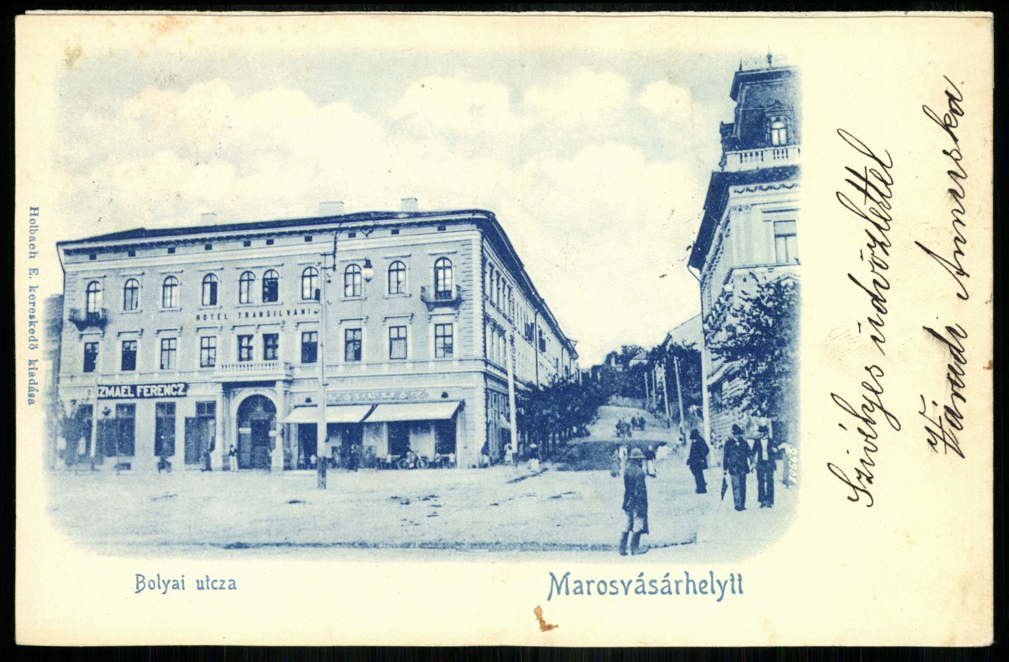 Marosvásárhely Bólyai utca. Hotel Transilvania (Magyar Kereskedelmi és Vendéglátóipari Múzeum CC BY-NC-ND)
