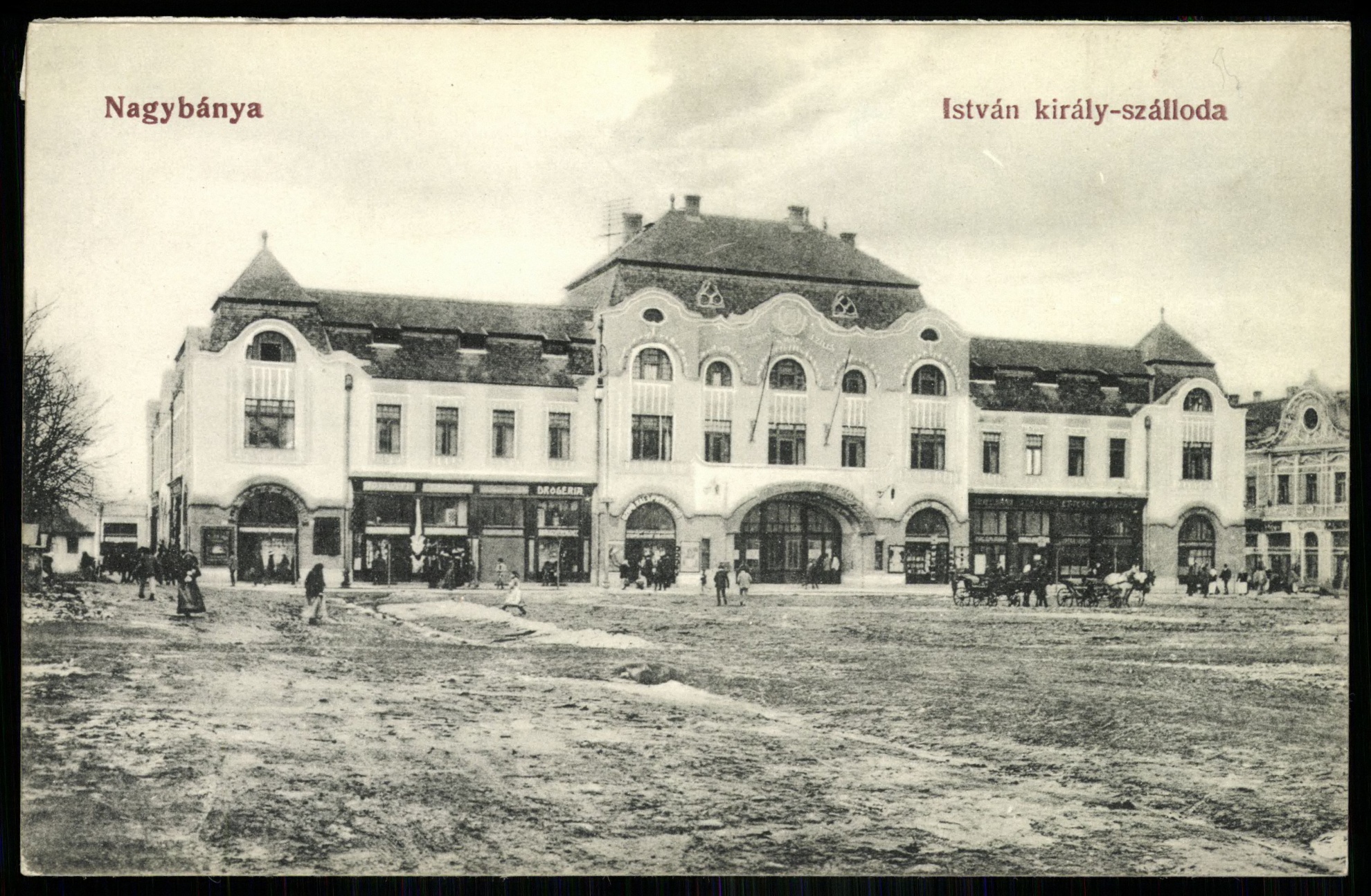 Nagybánya István király szálloda (Magyar Kereskedelmi és Vendéglátóipari Múzeum CC BY-NC-ND)