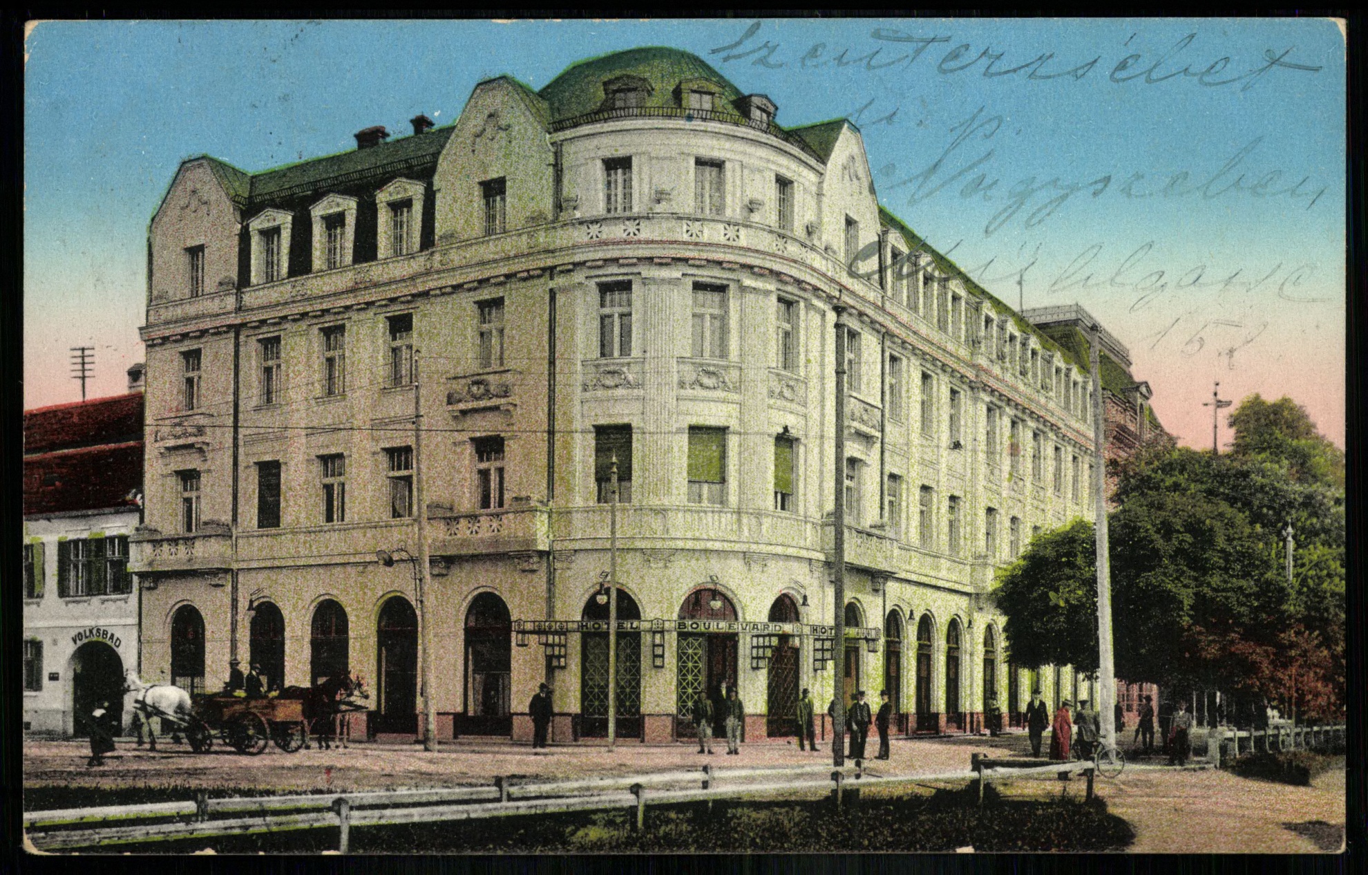 Nagyszeben Hotel Boulevard (Magyar Kereskedelmi és Vendéglátóipari Múzeum CC BY-NC-ND)
