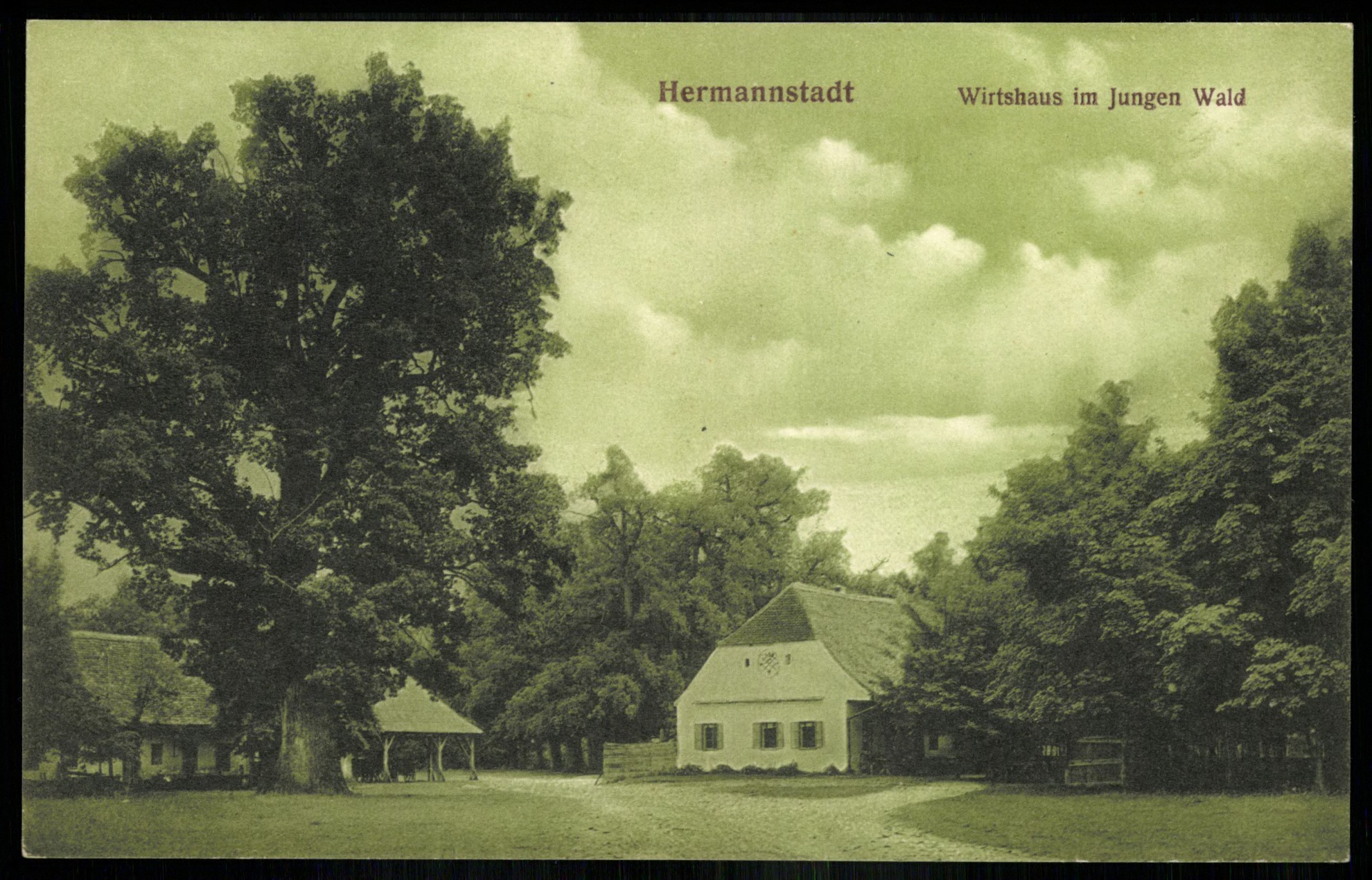 Nagyszeben Wirtshaus im Jungen Wald (Magyar Kereskedelmi és Vendéglátóipari Múzeum CC BY-NC-ND)