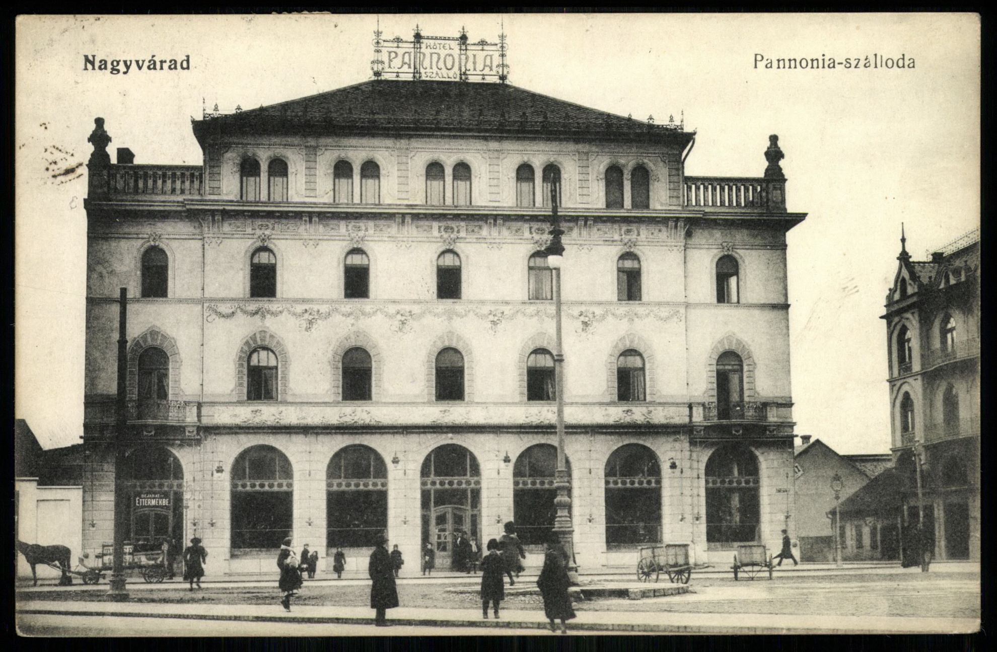 Nagyvárad Pannonia szálloda (Magyar Kereskedelmi és Vendéglátóipari Múzeum CC BY-NC-ND)
