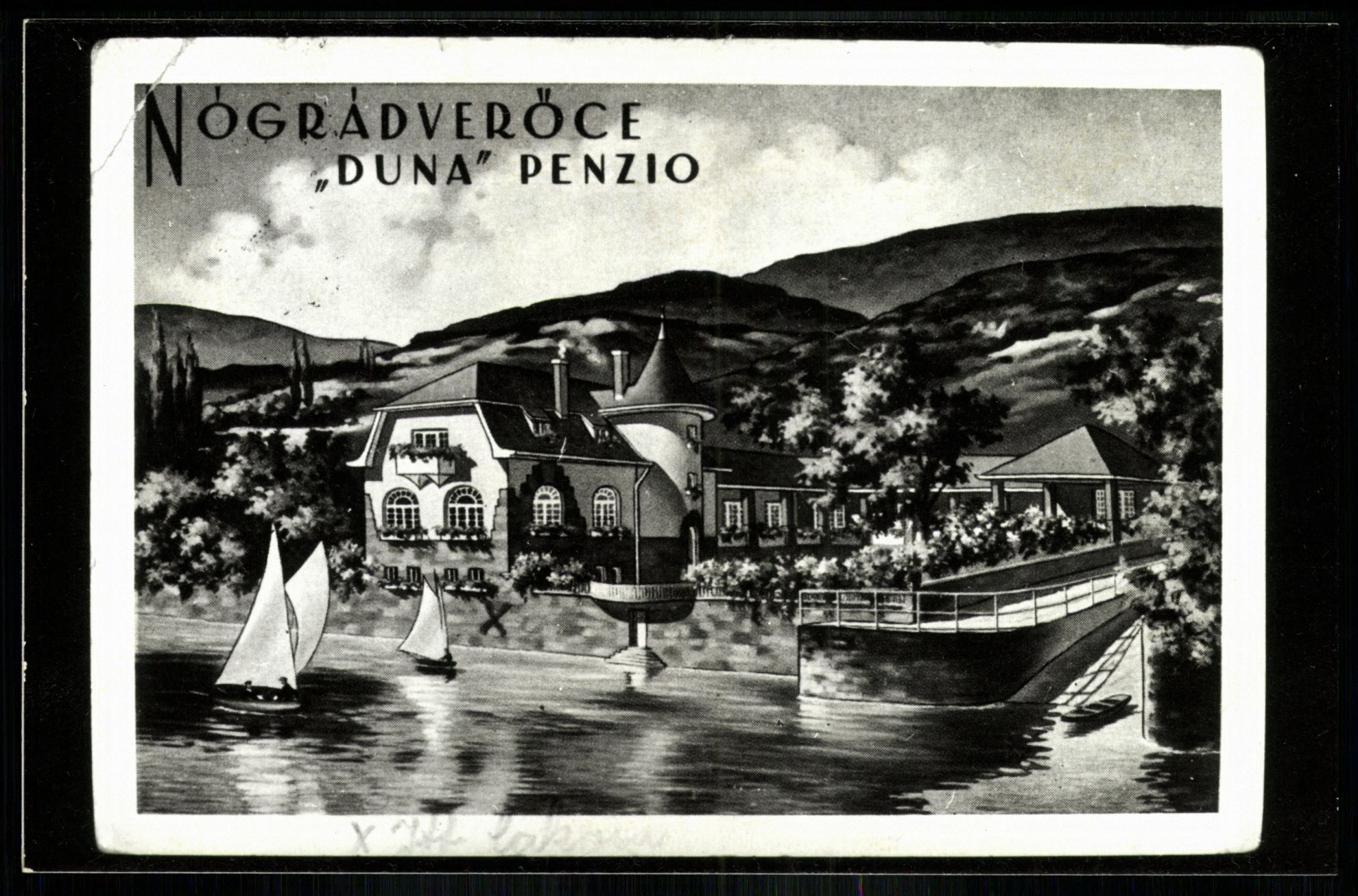 Nógrádverőce „Duna” penzió (Magyar Kereskedelmi és Vendéglátóipari Múzeum CC BY-NC-ND)