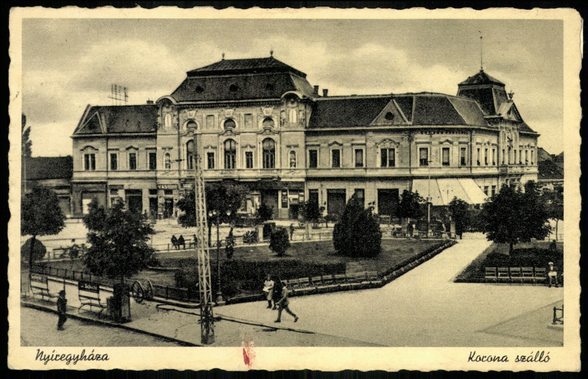 Nyíregyháza Korona szálló (Magyar Kereskedelmi és Vendéglátóipari Múzeum CC BY-NC-ND)