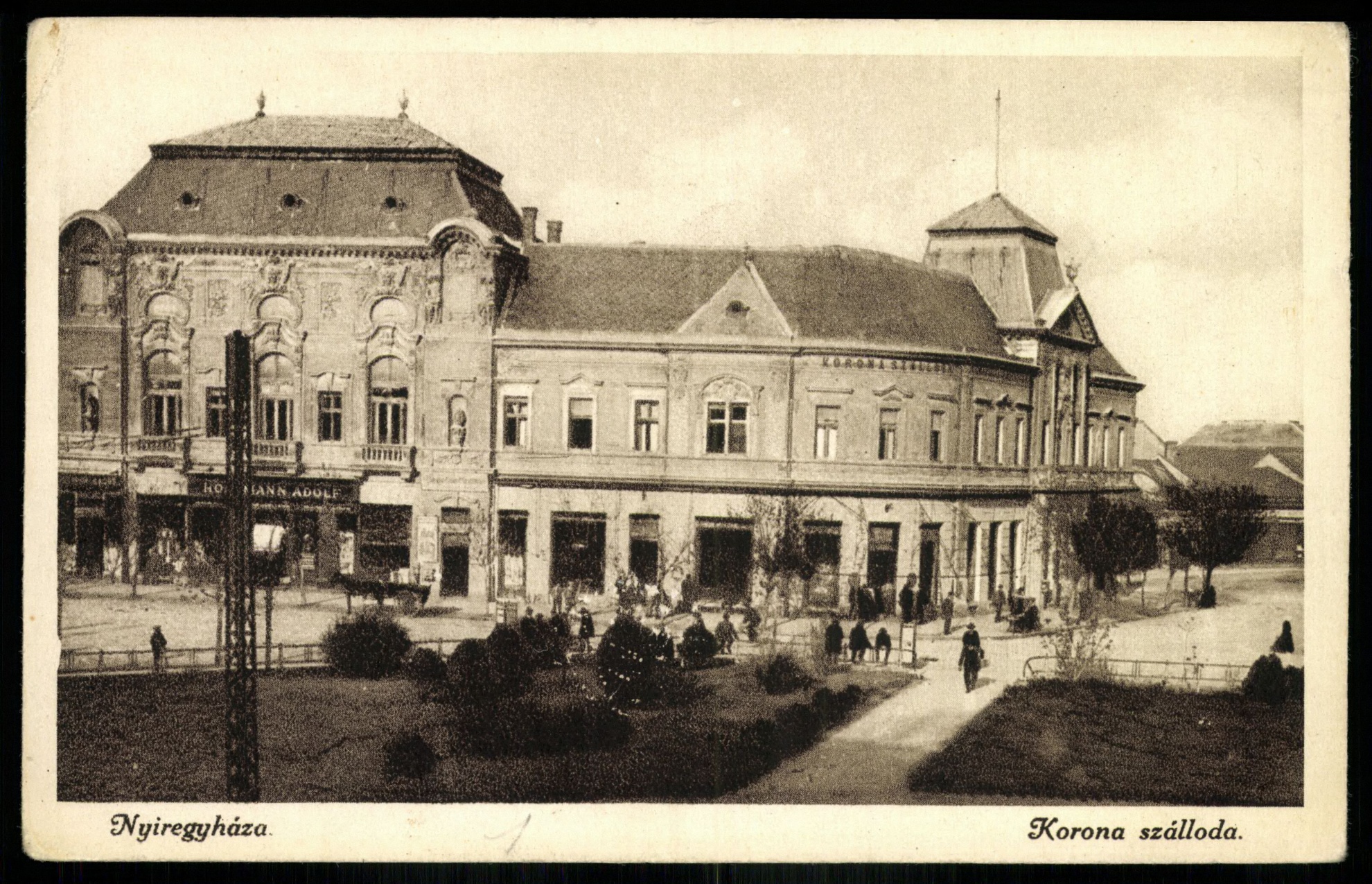 Nyíregyháza Korona szálloda (Magyar Kereskedelmi és Vendéglátóipari Múzeum CC BY-NC-ND)