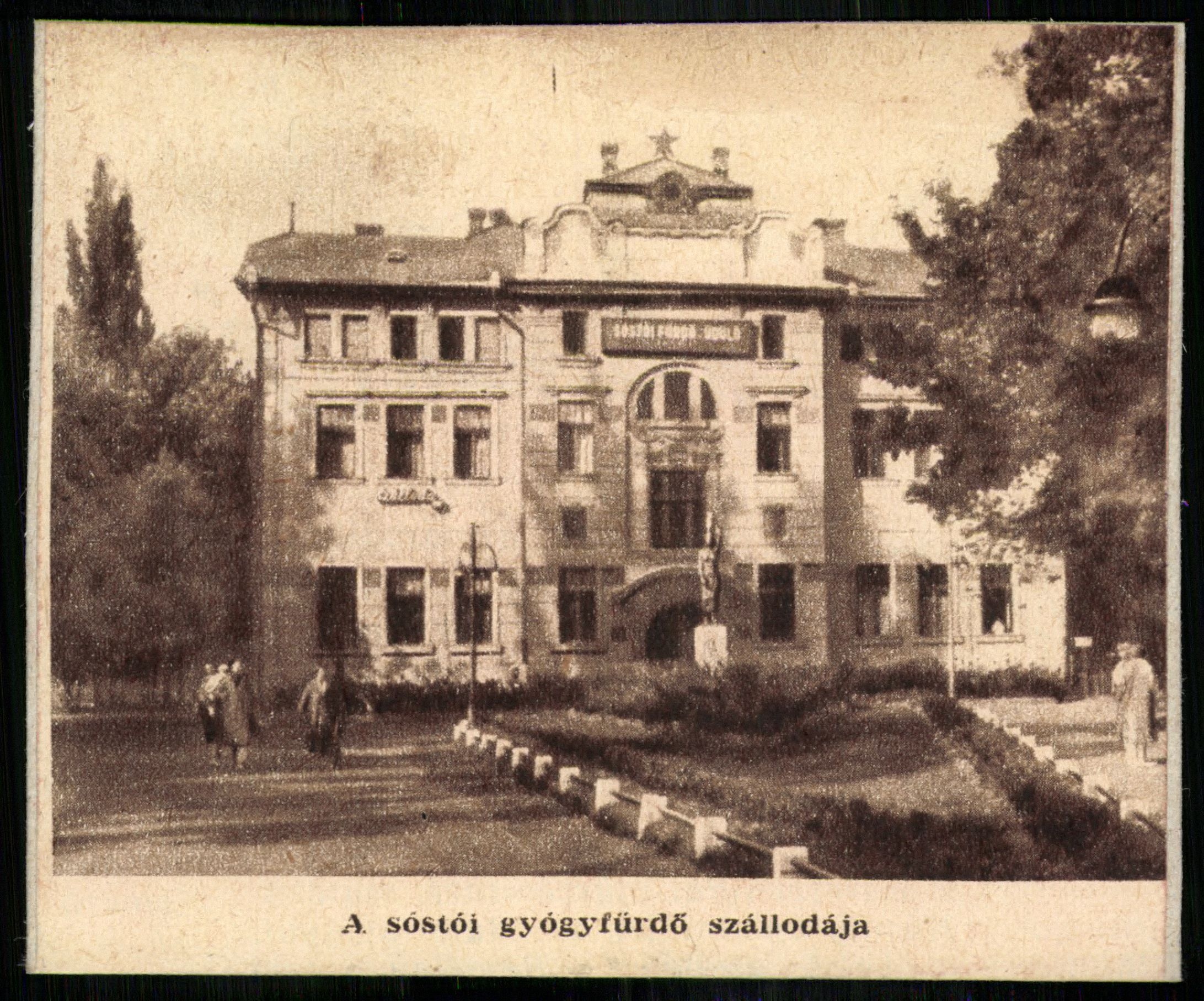 Nyíregyháza A sóstói gyógyfürdő szállodája (Magyar Kereskedelmi és Vendéglátóipari Múzeum CC BY-NC-ND)