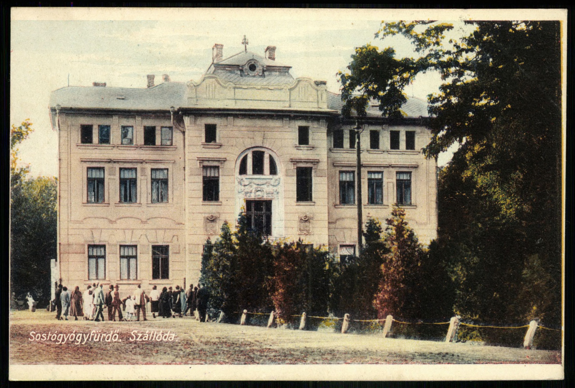 Nyíregyháza Sóstógyógyfürdő. Szálloda (Magyar Kereskedelmi és Vendéglátóipari Múzeum CC BY-NC-ND)