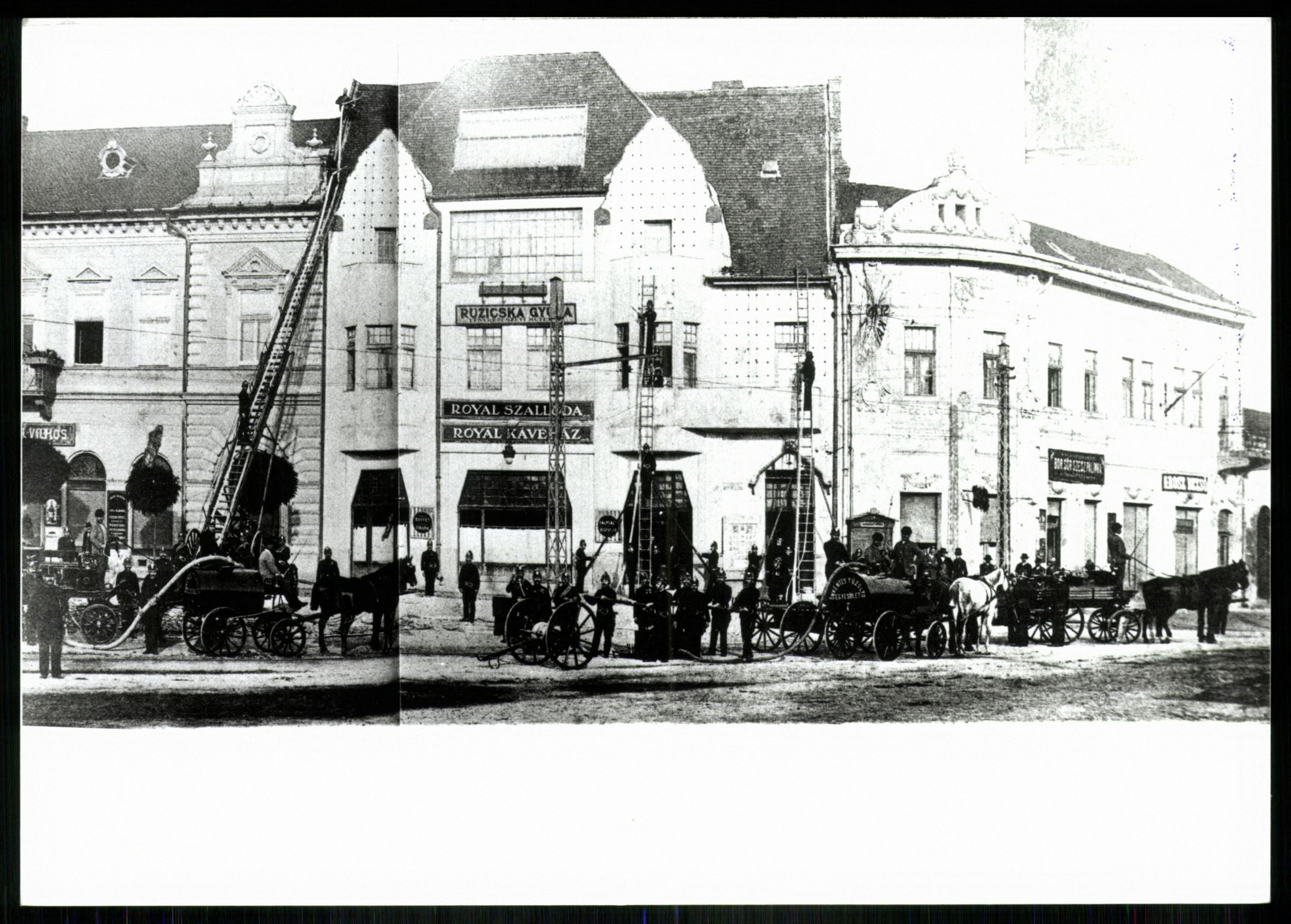 Nyíregyháza Royal szálloda 1914 (Magyar Kereskedelmi és Vendéglátóipari Múzeum CC BY-NC-ND)
