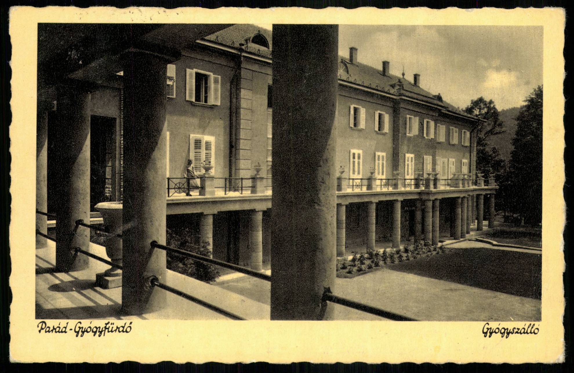 Parád-Gyógyfürdő Gyógyszálló (Magyar Kereskedelmi és Vendéglátóipari Múzeum CC BY-NC-ND)