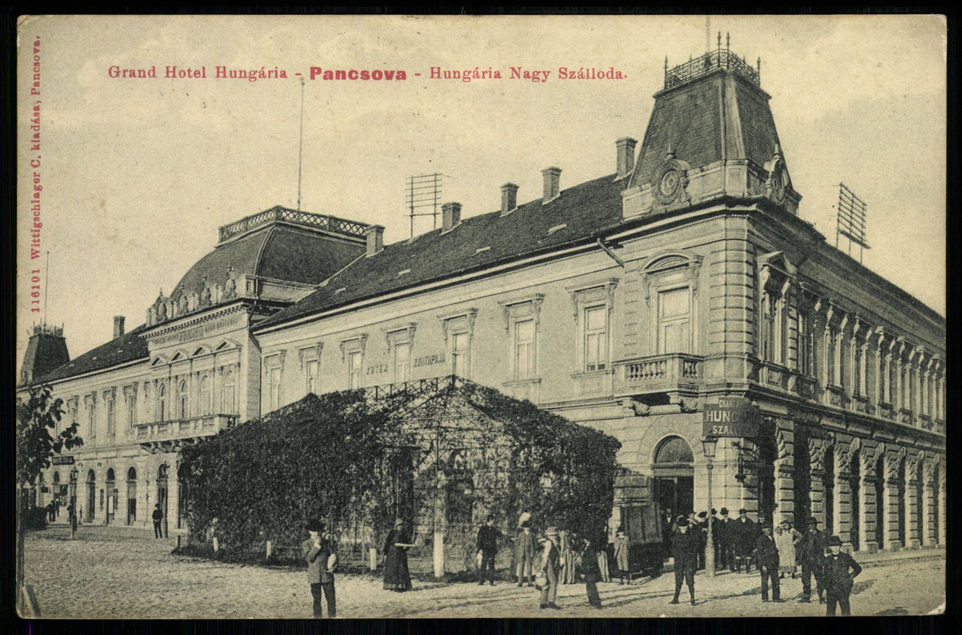 Pancsova Hungária Nagy Szálloda (Magyar Kereskedelmi és Vendéglátóipari Múzeum CC BY-NC-ND)