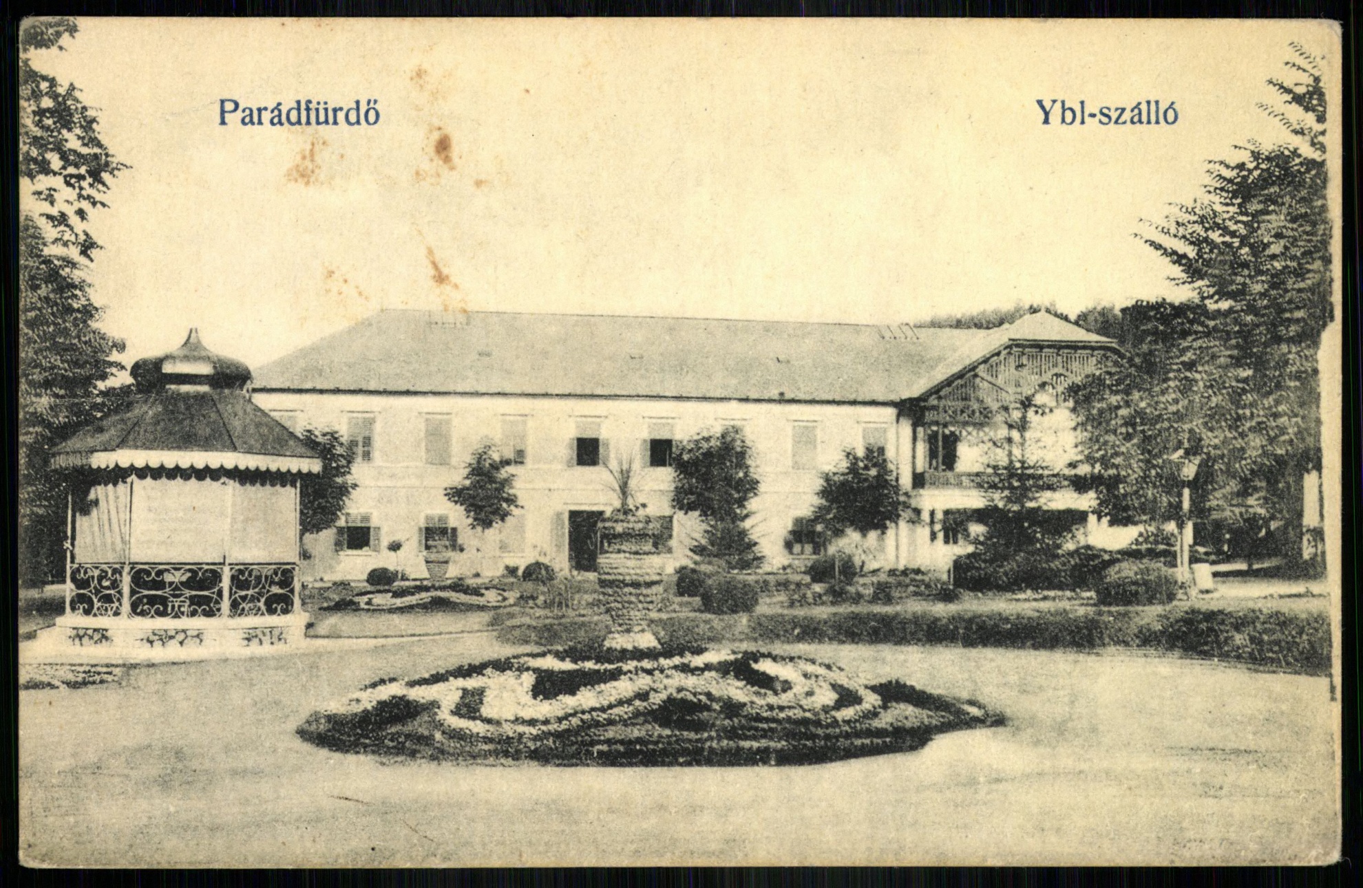 Parádfürdő Ybl szálló (Magyar Kereskedelmi és Vendéglátóipari Múzeum CC BY-NC-ND)