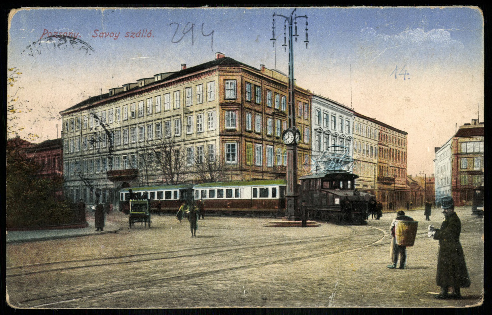 Pozsony Savoy szálló (Magyar Kereskedelmi és Vendéglátóipari Múzeum CC BY-NC-ND)